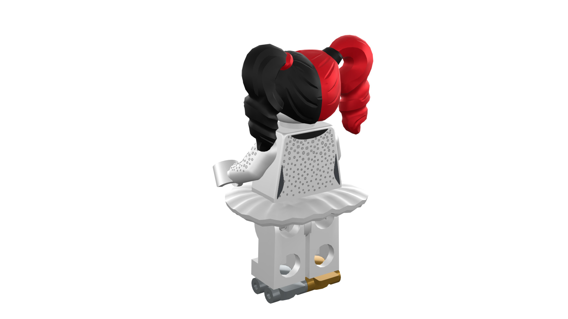 3D-print-Minifigure - 71020-1 Friends are Family Harley Quinn 3D print model_31
