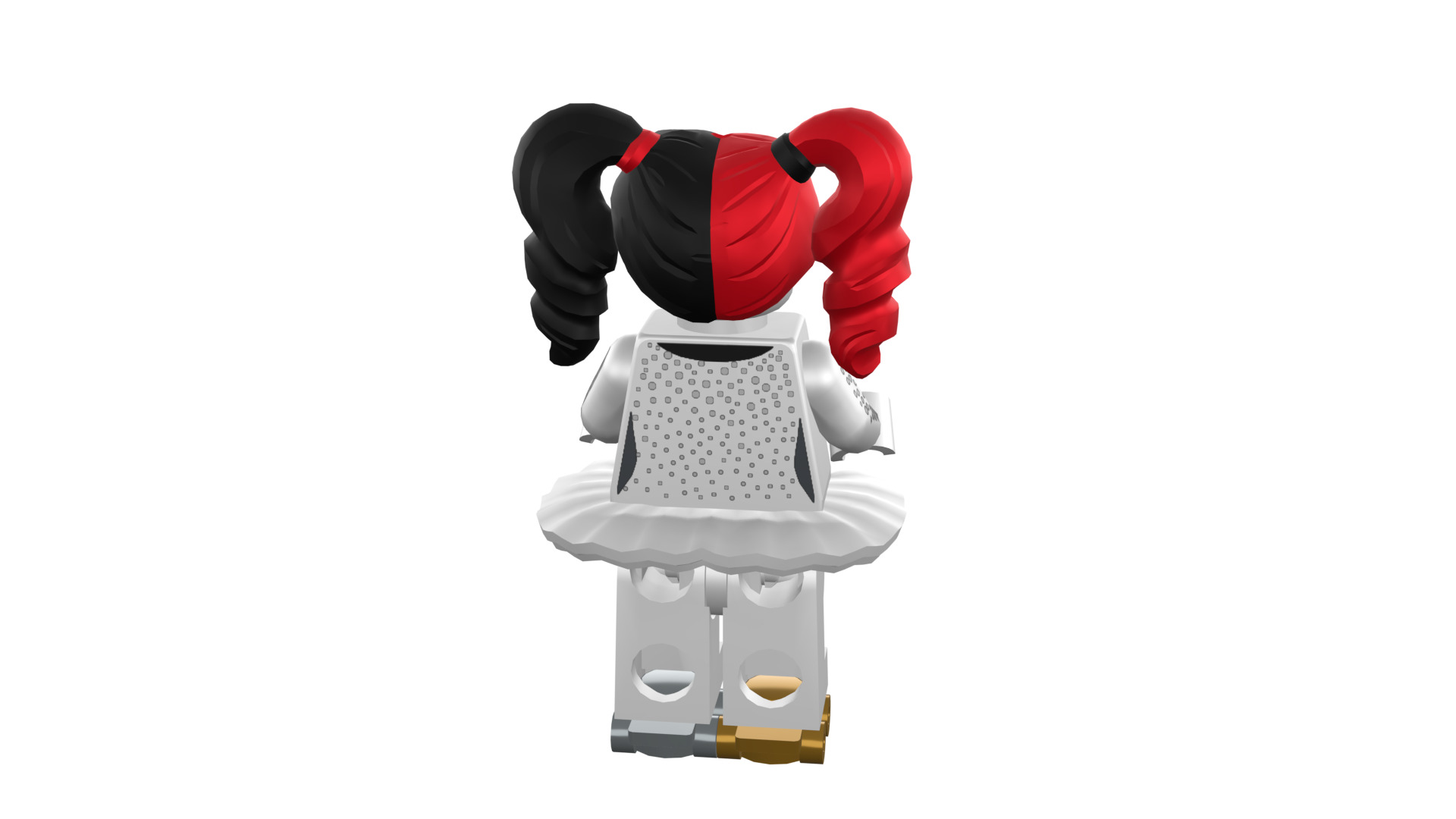 3D-print-Minifigure - 71020-1 Friends are Family Harley Quinn 3D print model_26