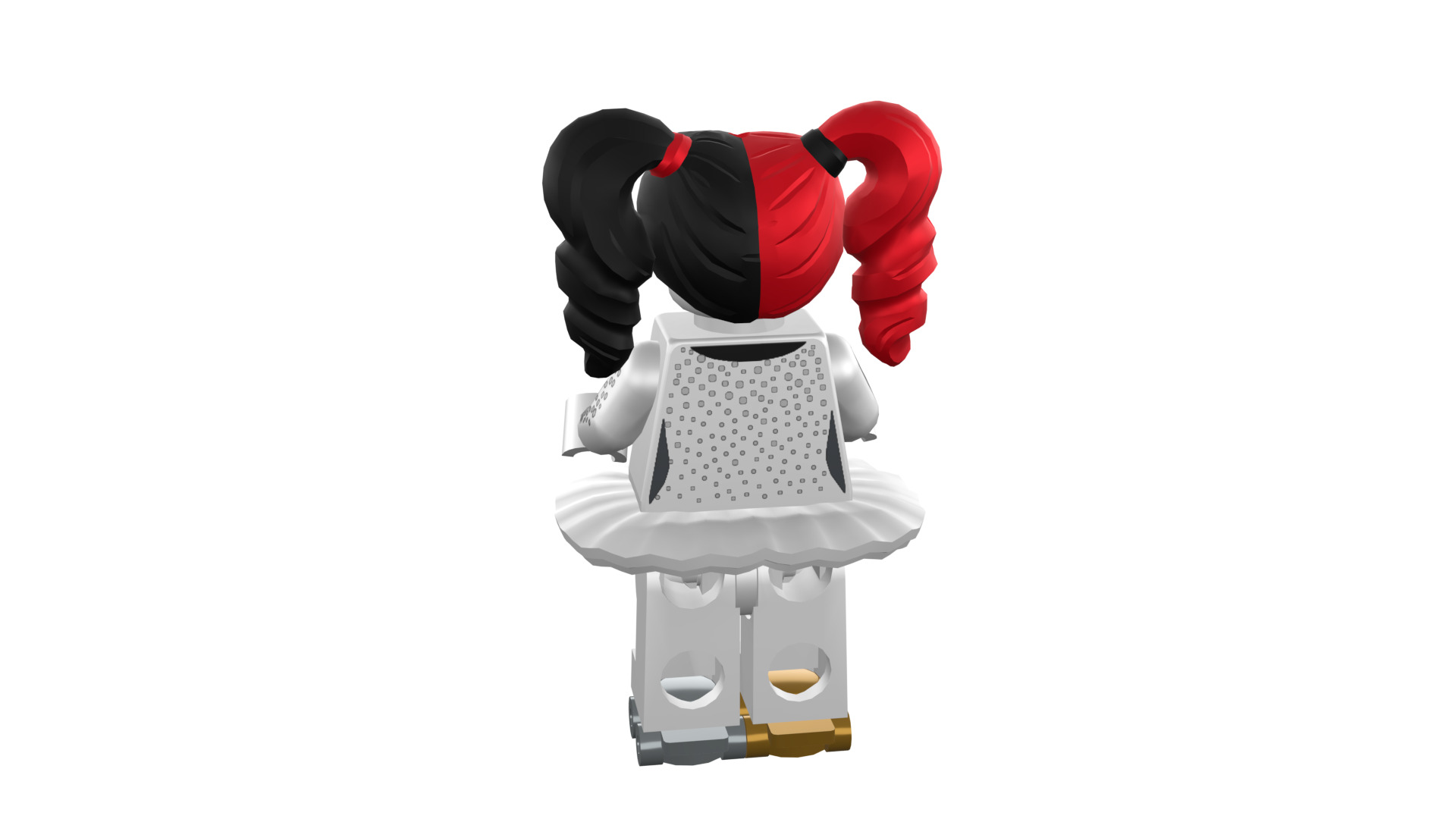 3D-print-Minifigure - 71020-1 Friends are Family Harley Quinn 3D print model_28