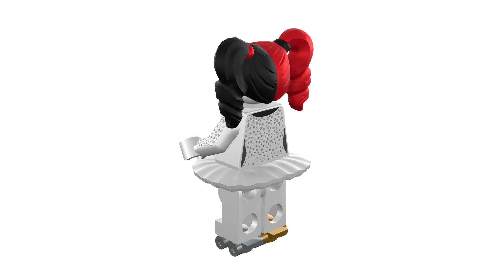 3D-print-Minifigure - 71020-1 Friends are Family Harley Quinn 3D print model_32