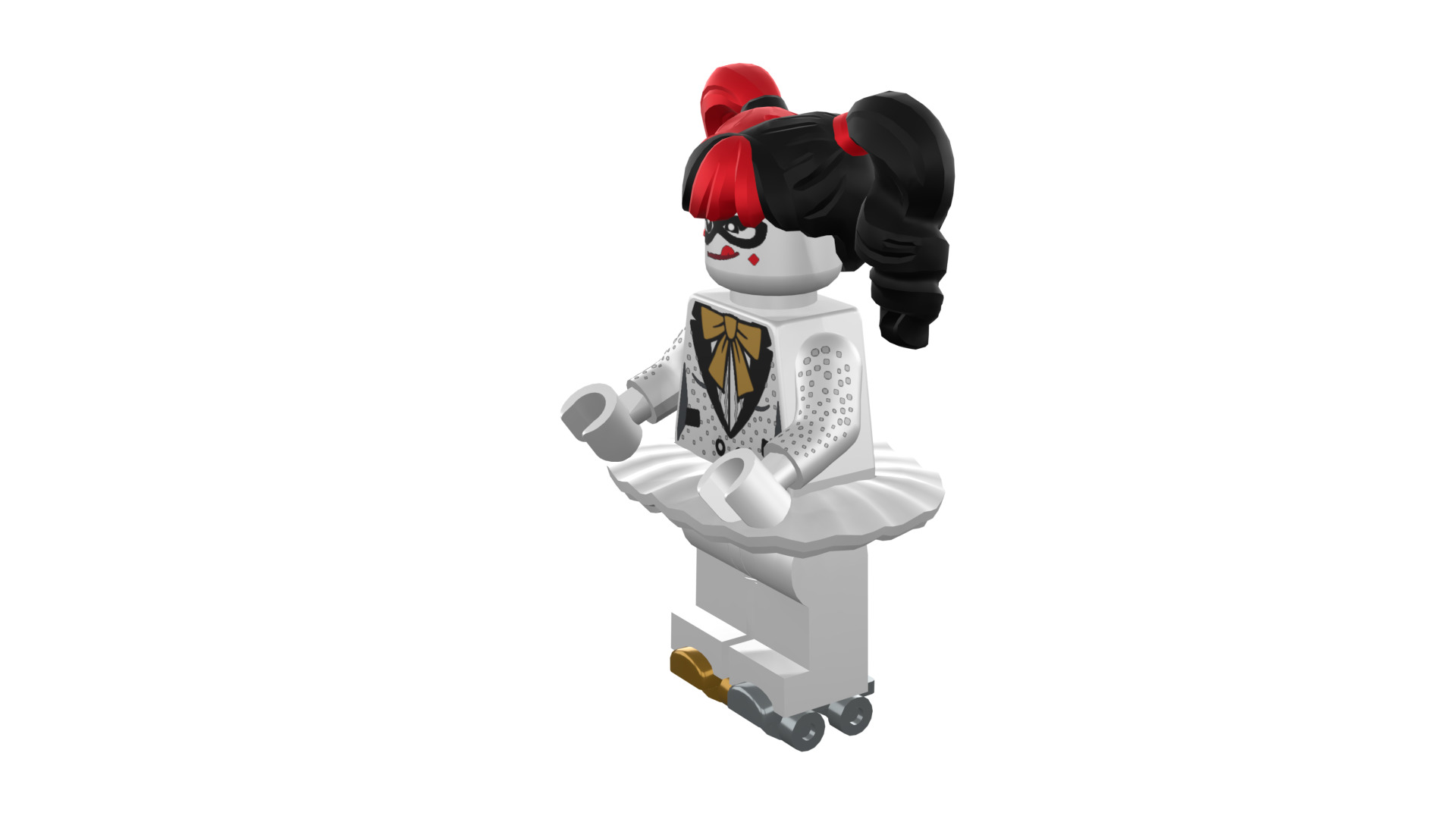 3D-print-Minifigure - 71020-1 Friends are Family Harley Quinn 3D print model_42