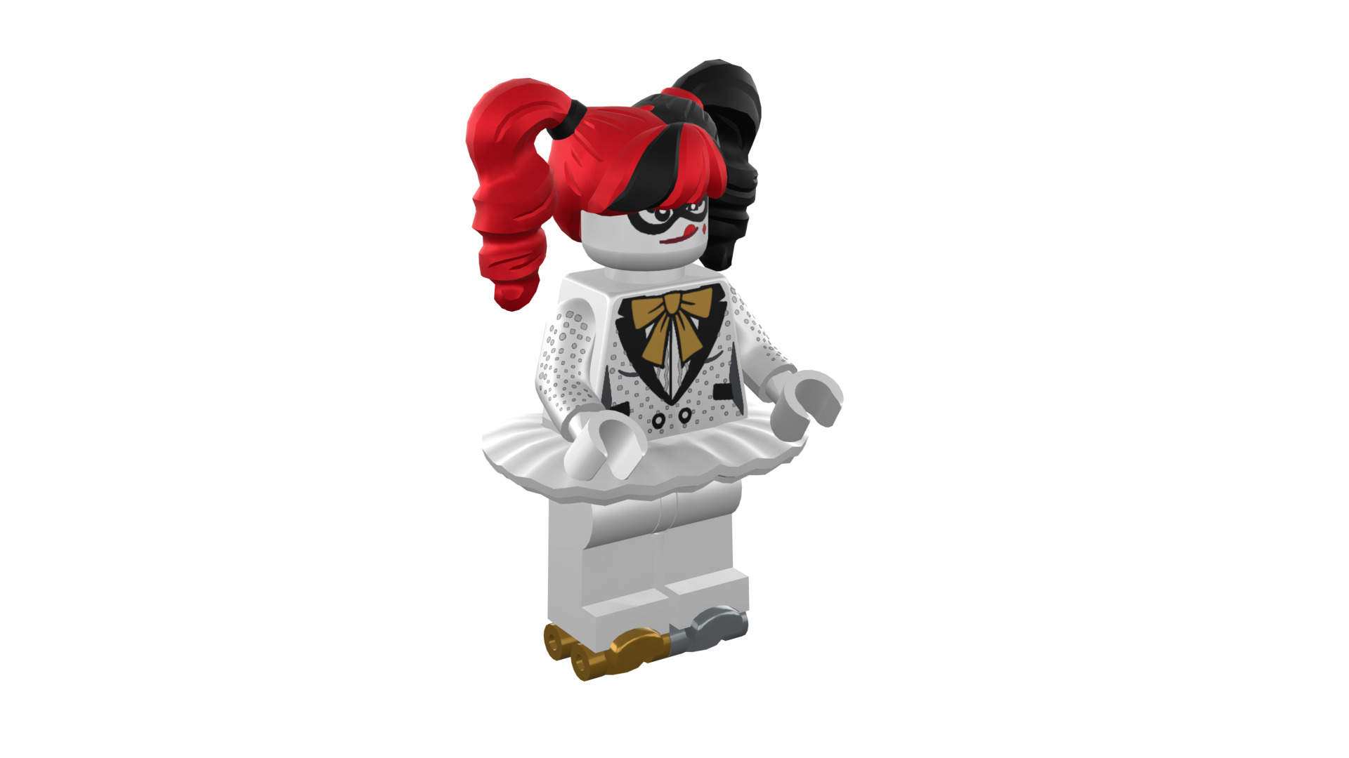 3D-print-Minifigure - 71020-1 Friends are Family Harley Quinn 3D print model_9