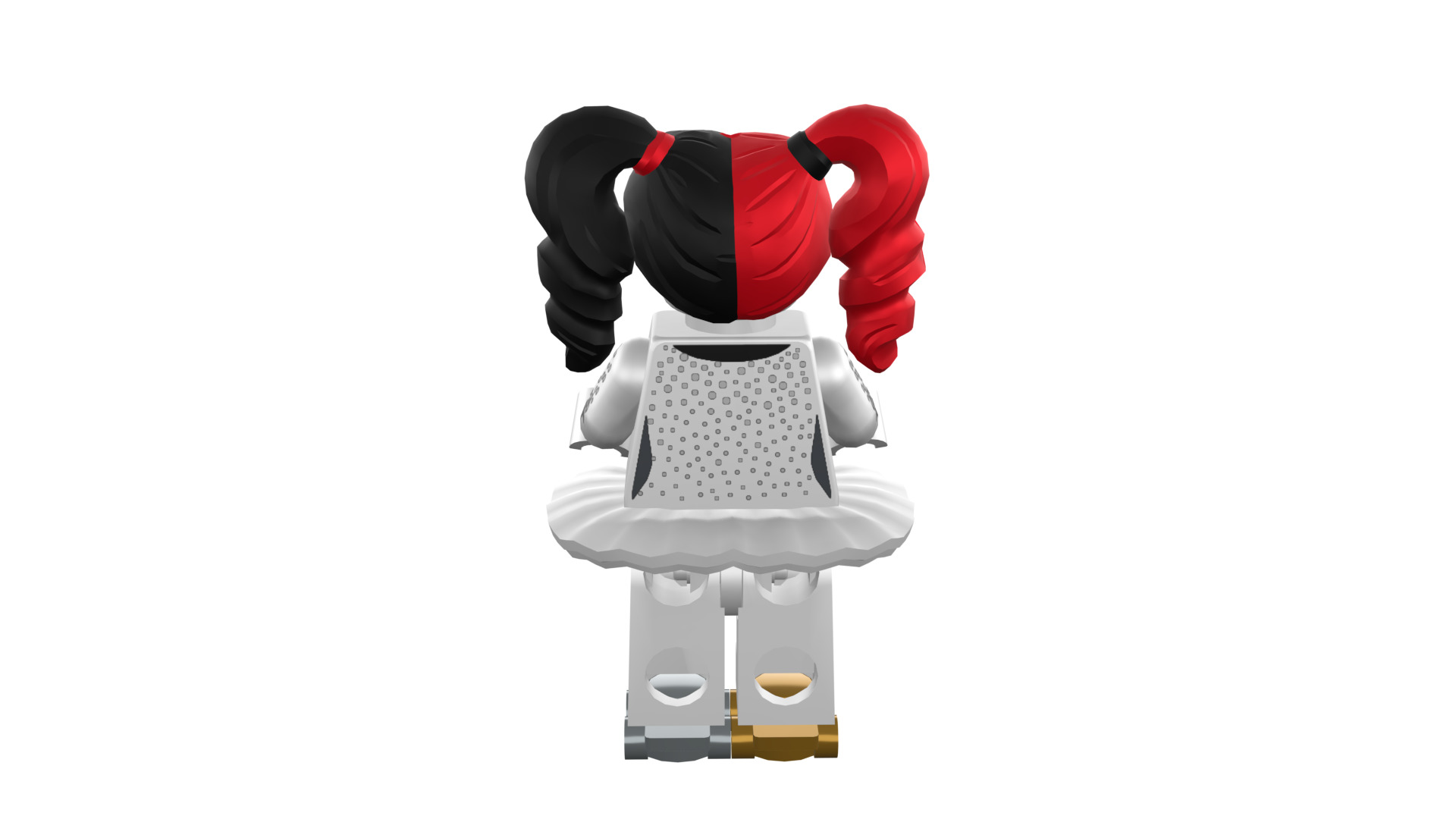 3D-print-Minifigure - 71020-1 Friends are Family Harley Quinn 3D print model_27