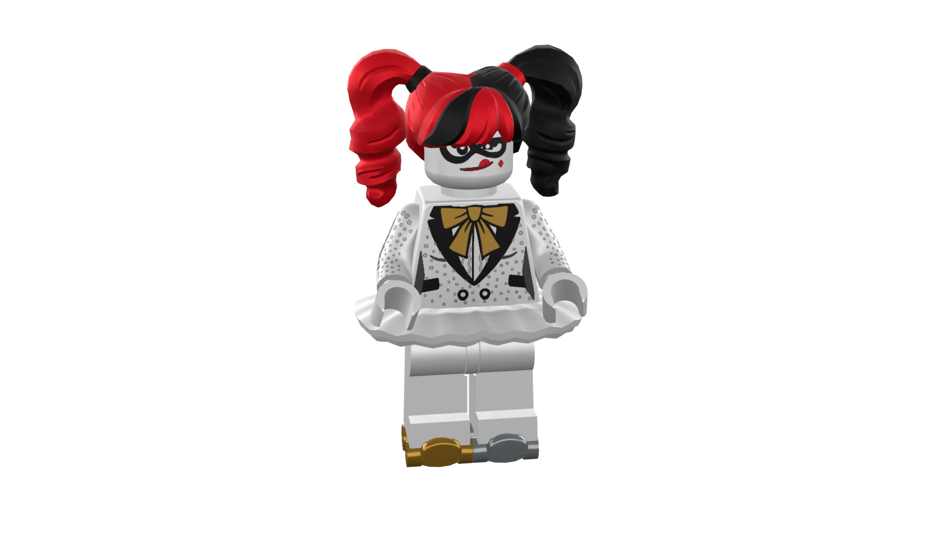 3D-print-Minifigure - 71020-1 Friends are Family Harley Quinn 3D print model_6