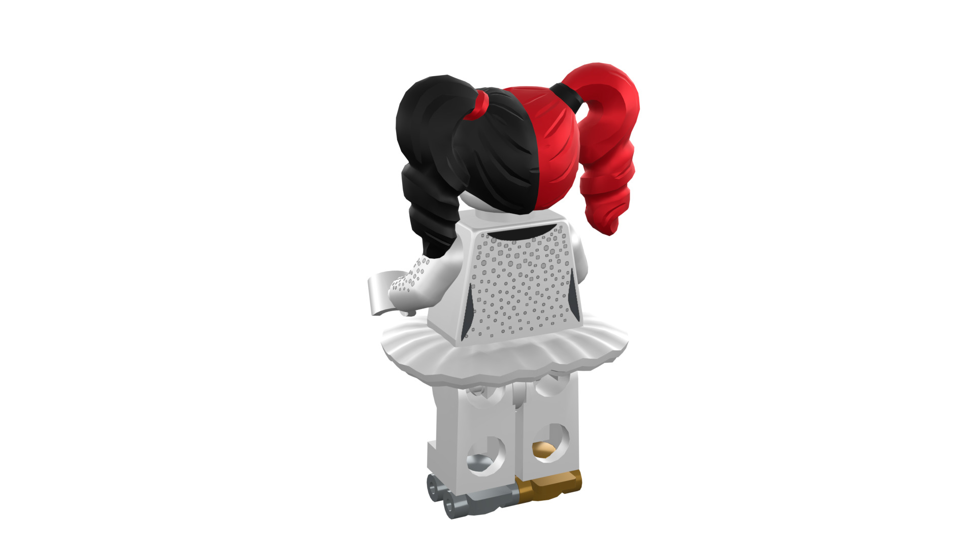 3D-print-Minifigure - 71020-1 Friends are Family Harley Quinn 3D print model_30
