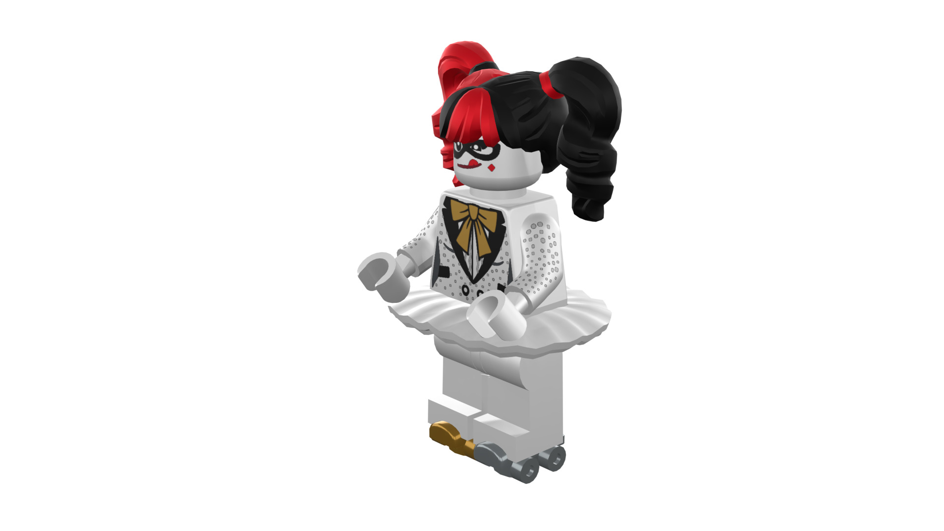3D-print-Minifigure - 71020-1 Friends are Family Harley Quinn 3D print model_43