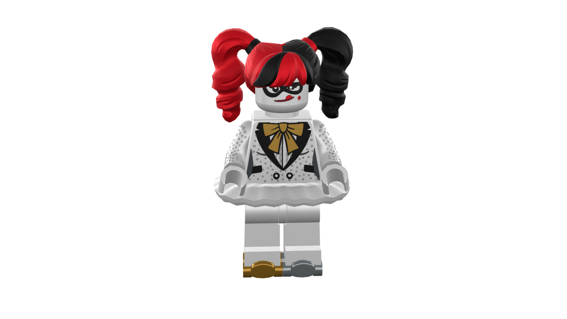 3D-print-Minifigure - 71020-1 Friends are Family Harley Quinn 3D print model_49