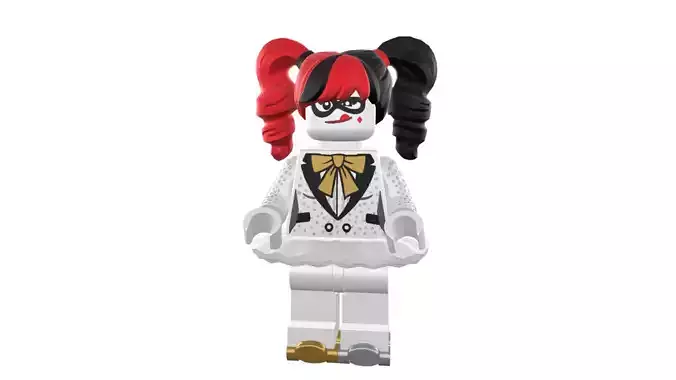 3D-print-Minifigure - 71020-1 Friends are Family Harley Quinn