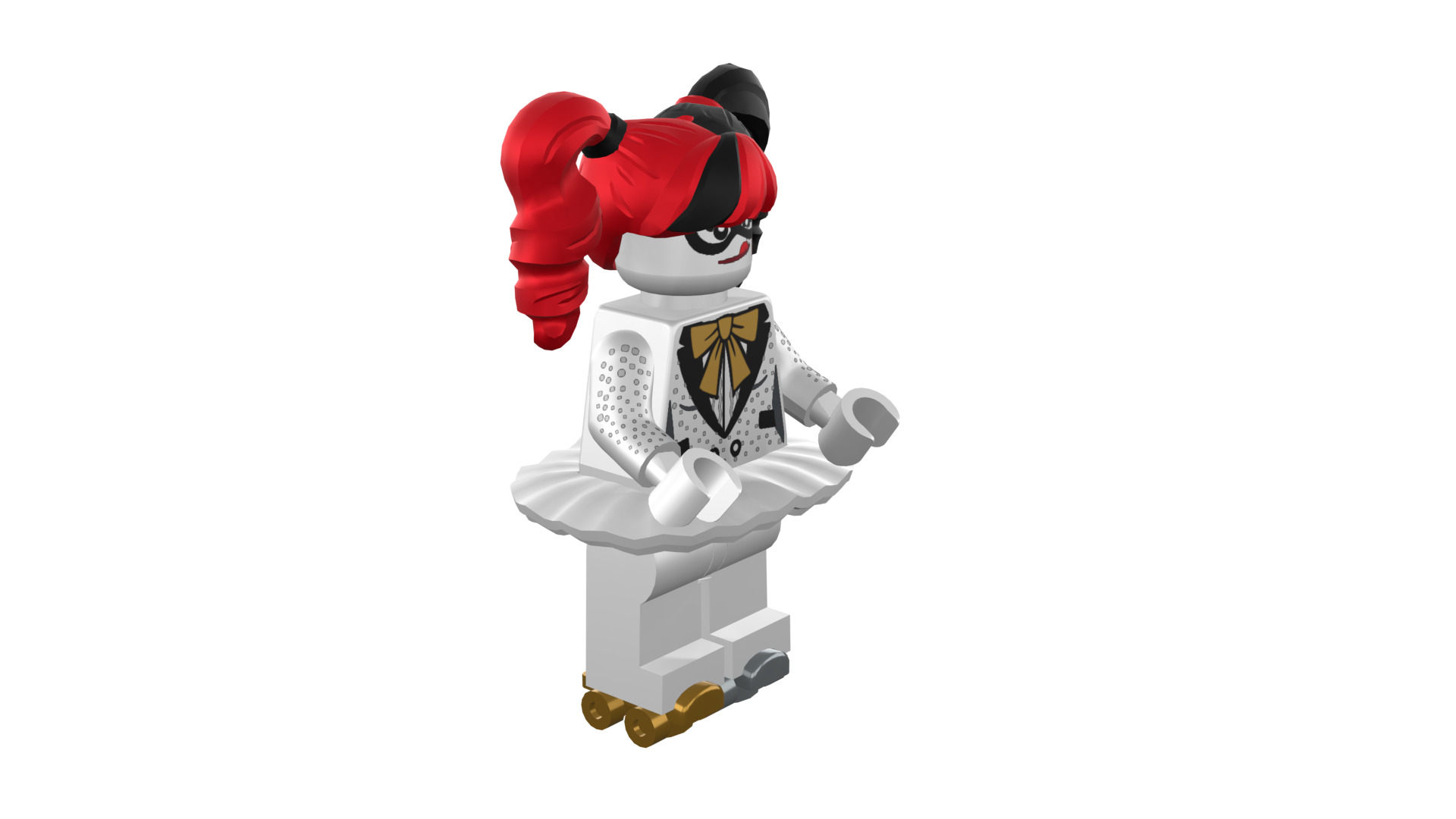 3D-print-Minifigure - 71020-1 Friends are Family Harley Quinn 3D print model_11