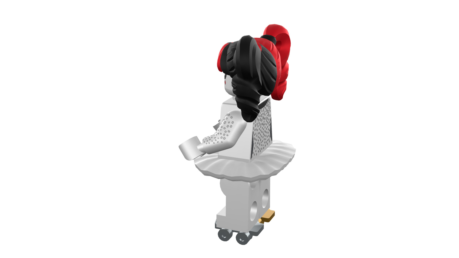 3D-print-Minifigure - 71020-1 Friends are Family Harley Quinn 3D print model_35