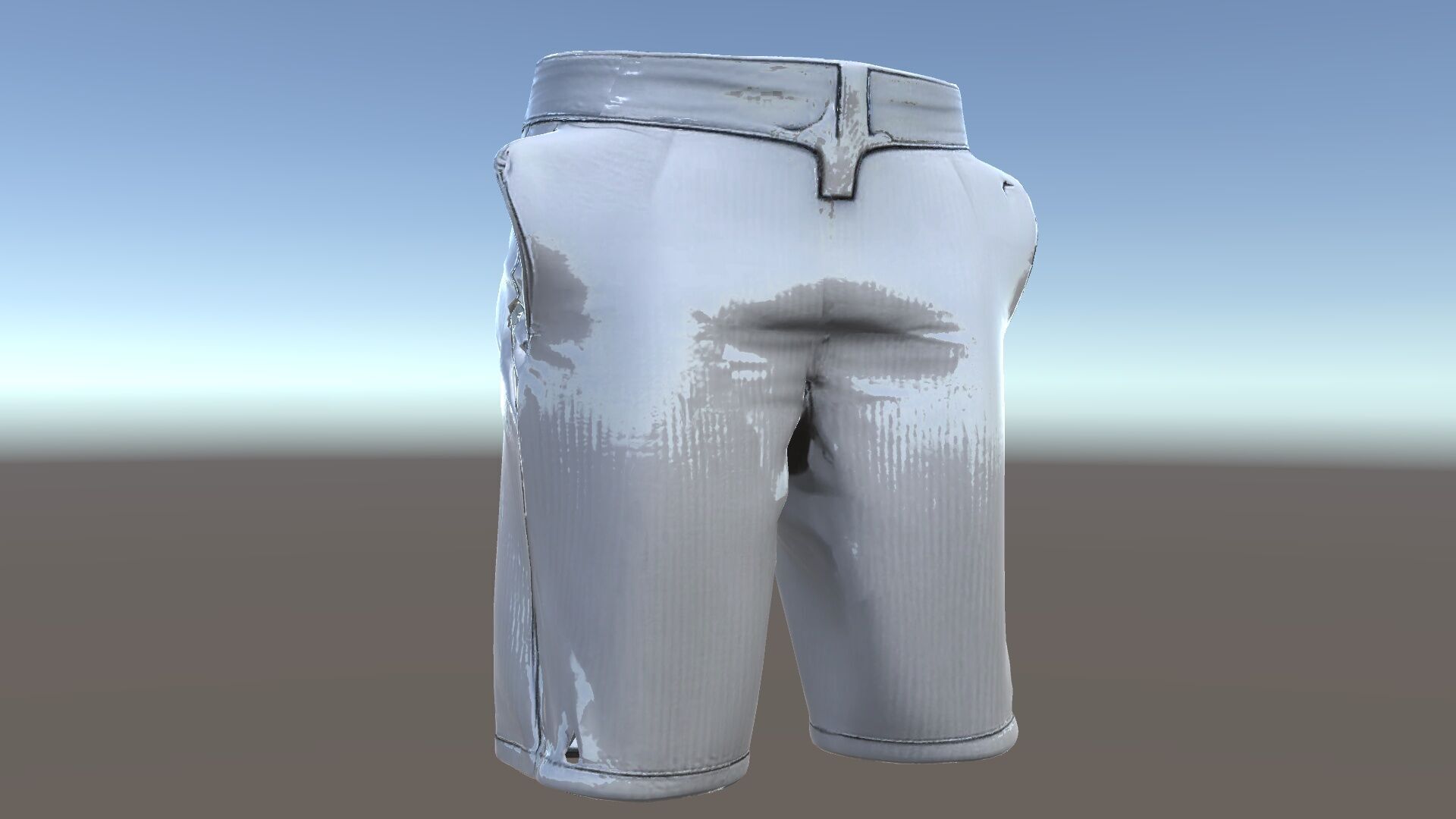 Mens Casual Shorts D Model Pack Low-poly 3D model_33