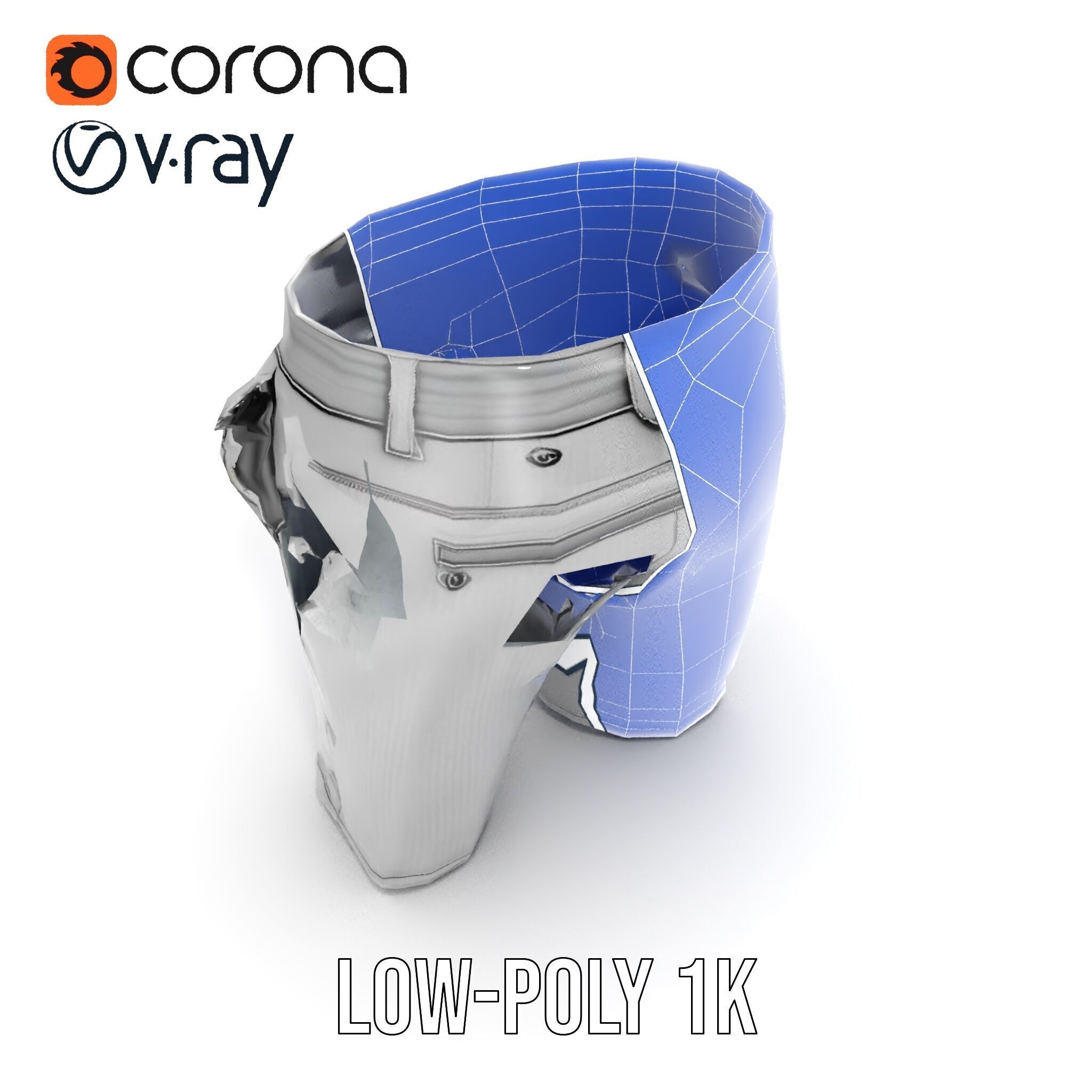 Mens Casual Shorts D Model Pack Low-poly 3D model_18