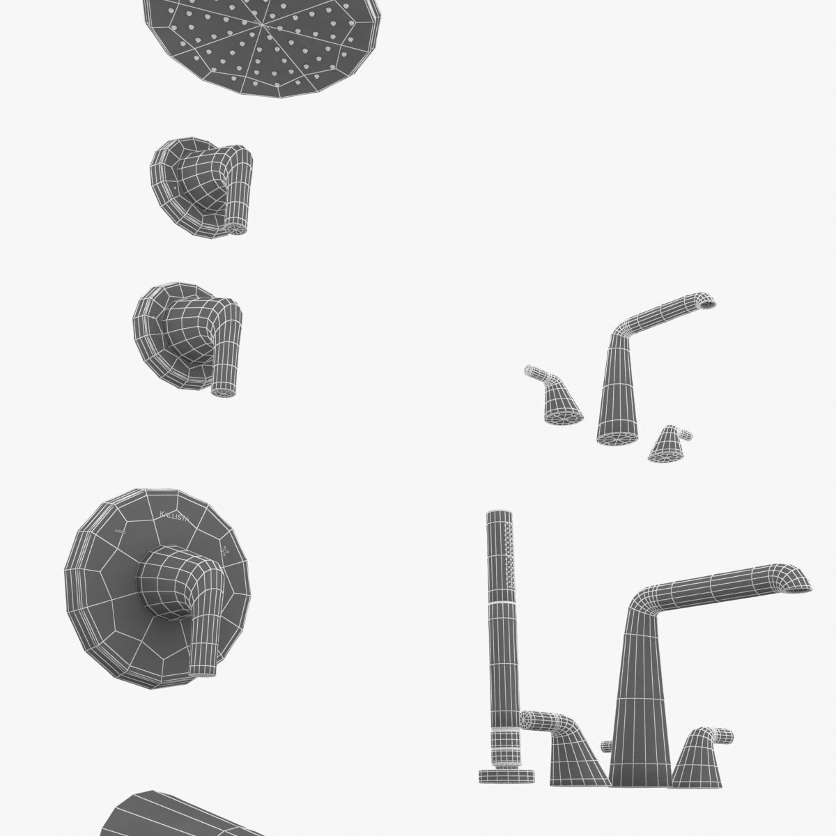 kallista bath fixtures 3D model_14