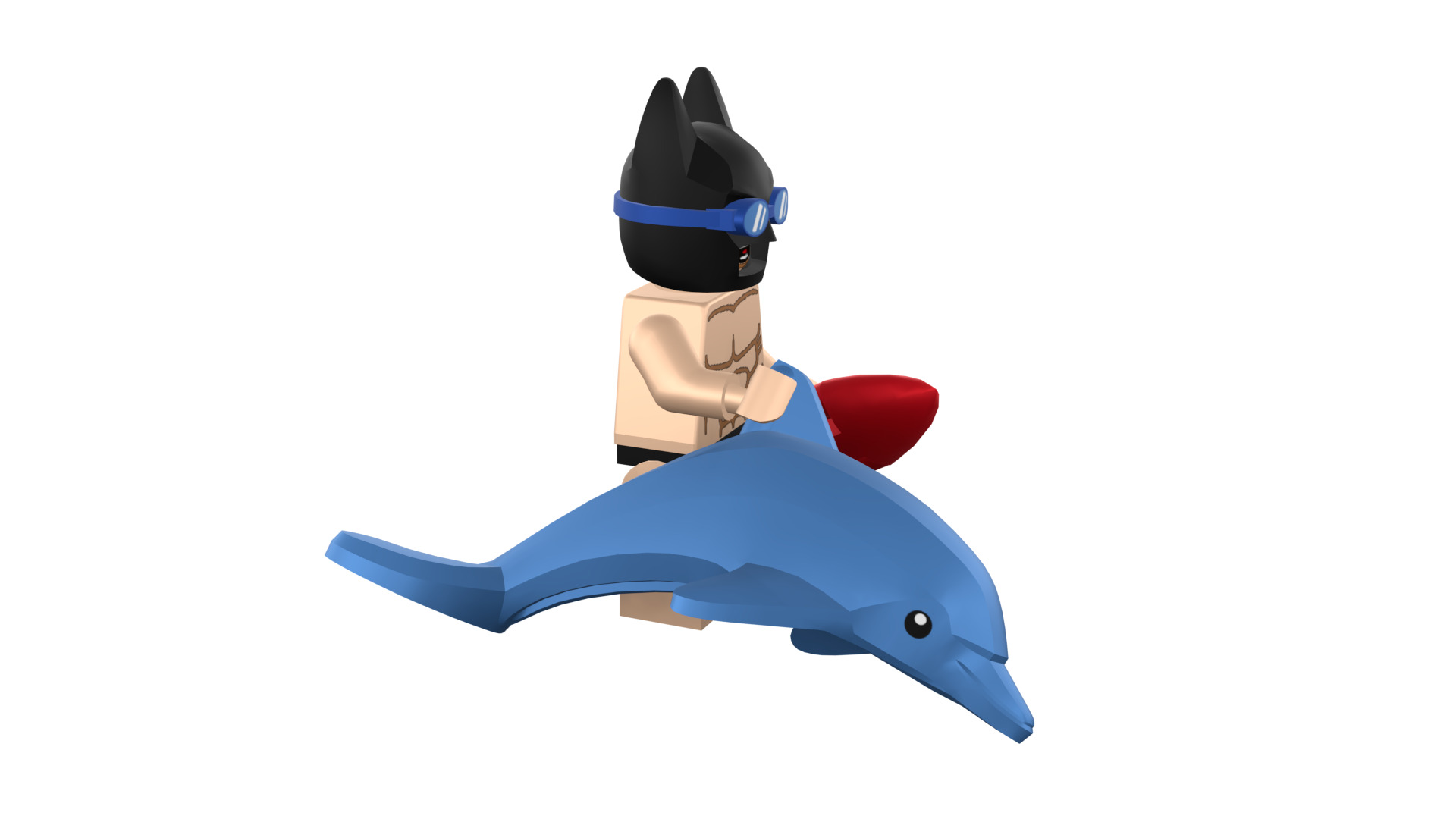 3D-print-Minifigure - 71020-6 Swimming Pool Batman 3D print model_16