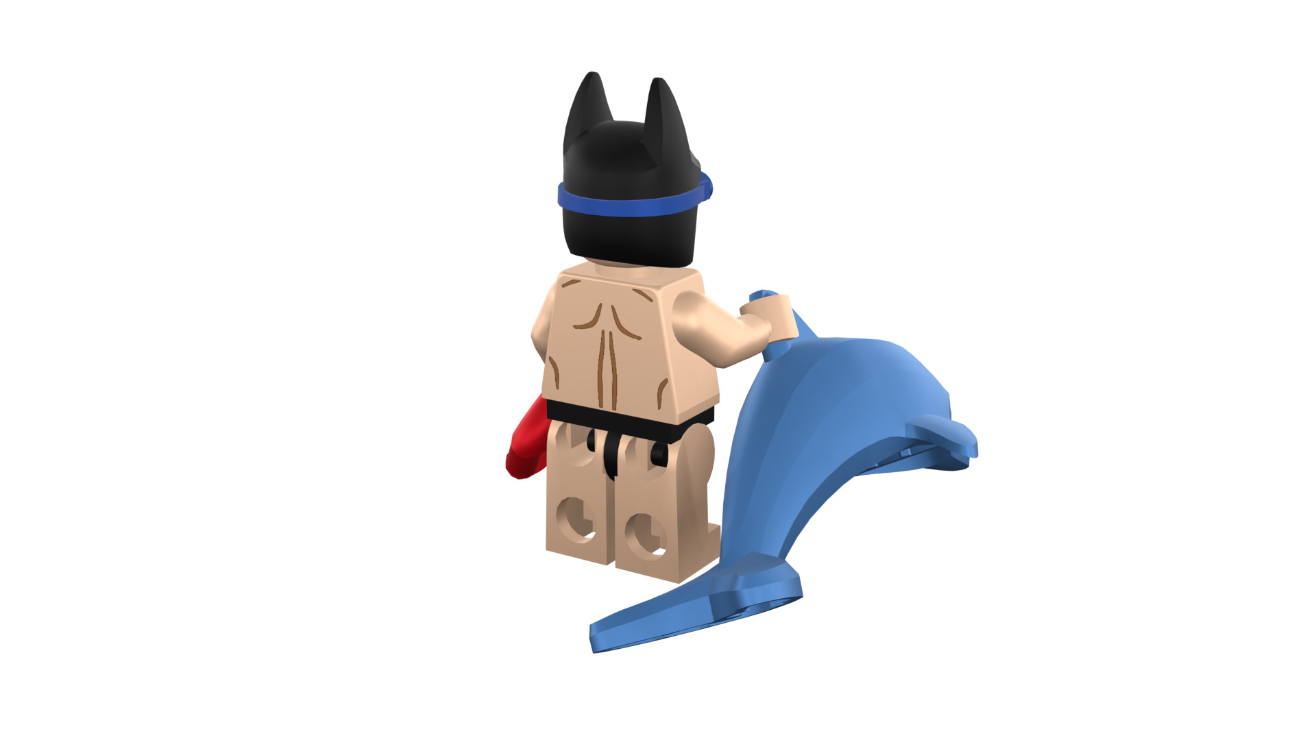 3D-print-Minifigure - 71020-6 Swimming Pool Batman 3D print model_26