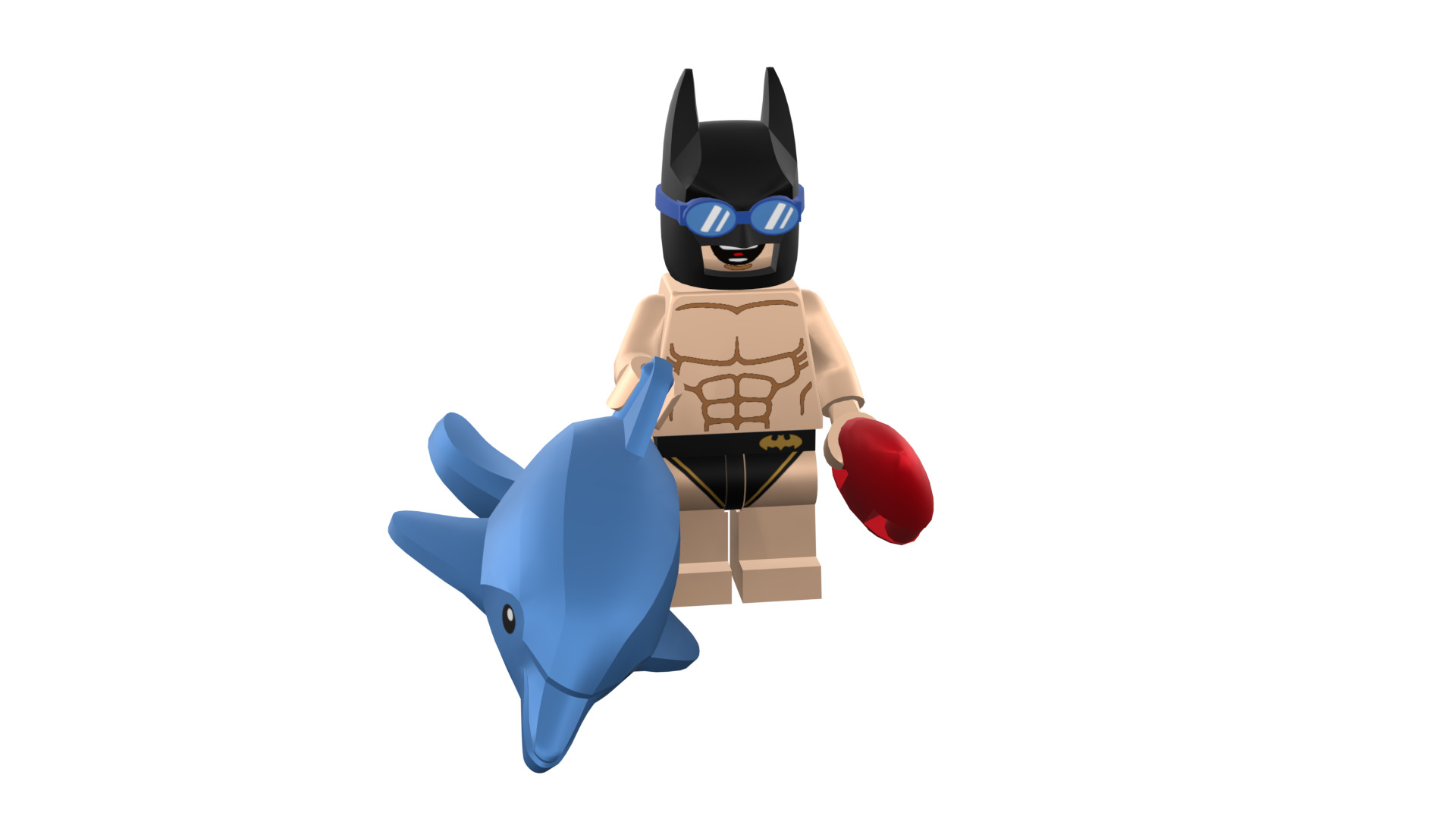 3D-print-Minifigure - 71020-6 Swimming Pool Batman 3D print model_9