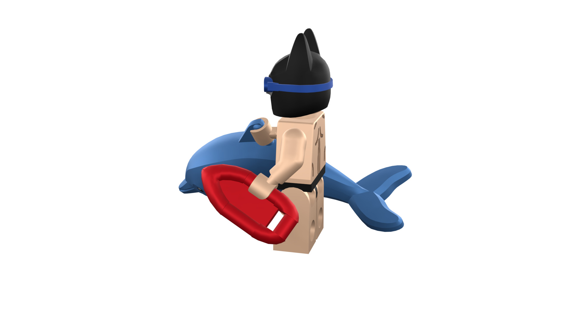 3D-print-Minifigure - 71020-6 Swimming Pool Batman 3D print model_39