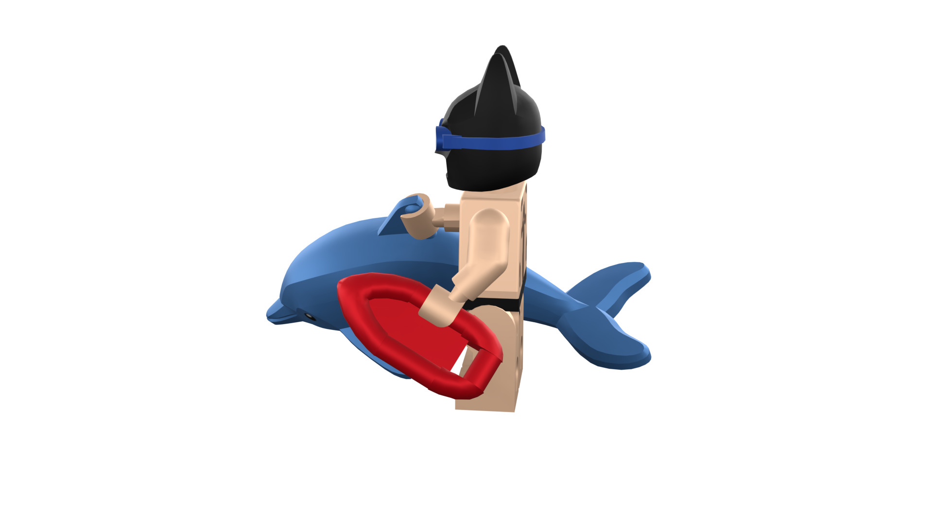 3D-print-Minifigure - 71020-6 Swimming Pool Batman 3D print model_40