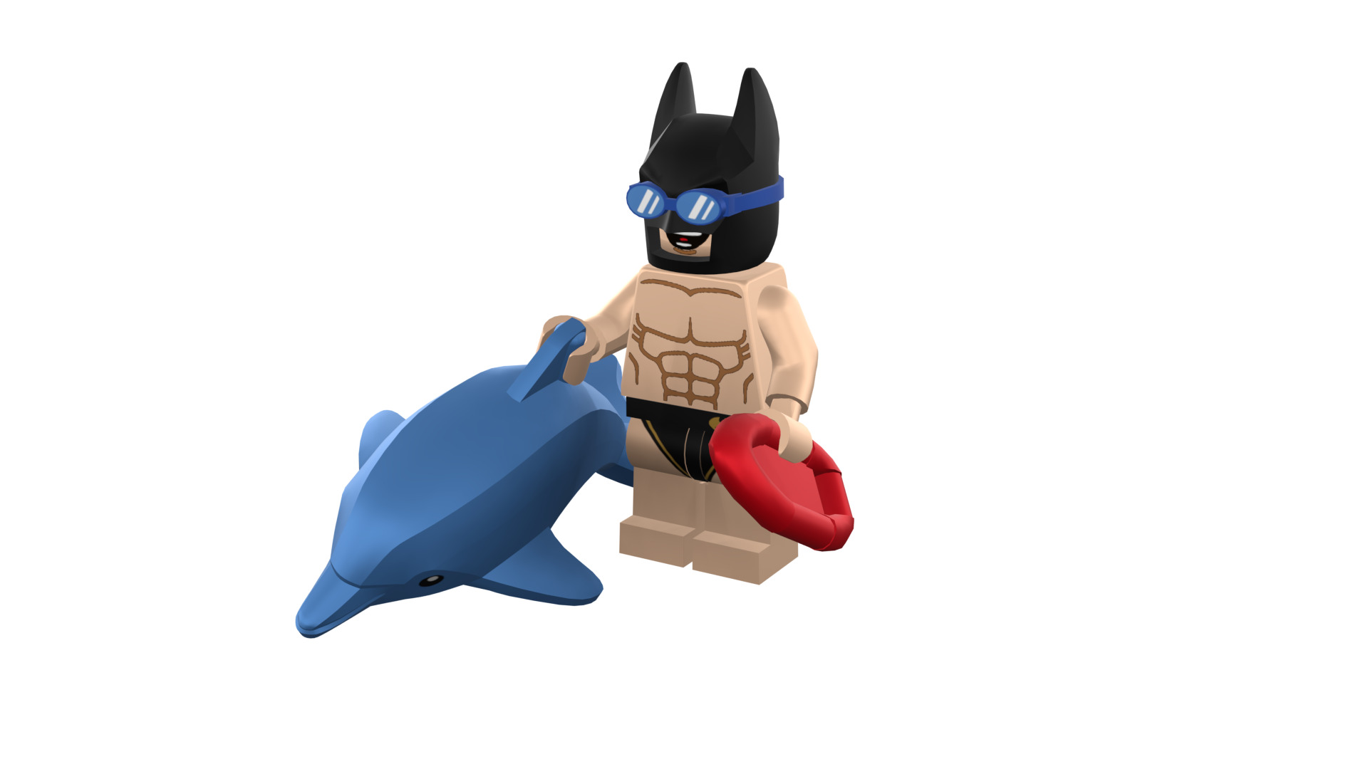 3D-print-Minifigure - 71020-6 Swimming Pool Batman 3D print model_48
