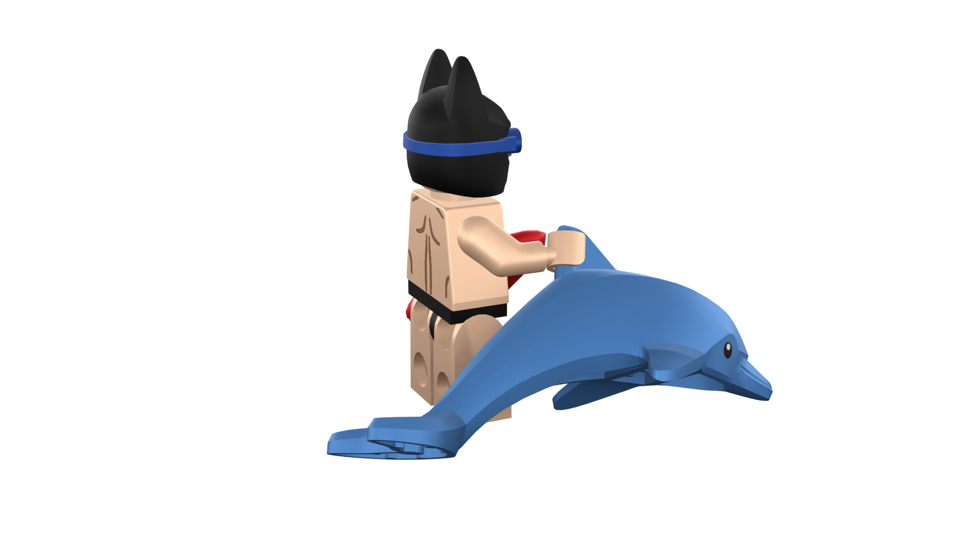 3D-print-Minifigure - 71020-6 Swimming Pool Batman 3D print model_22