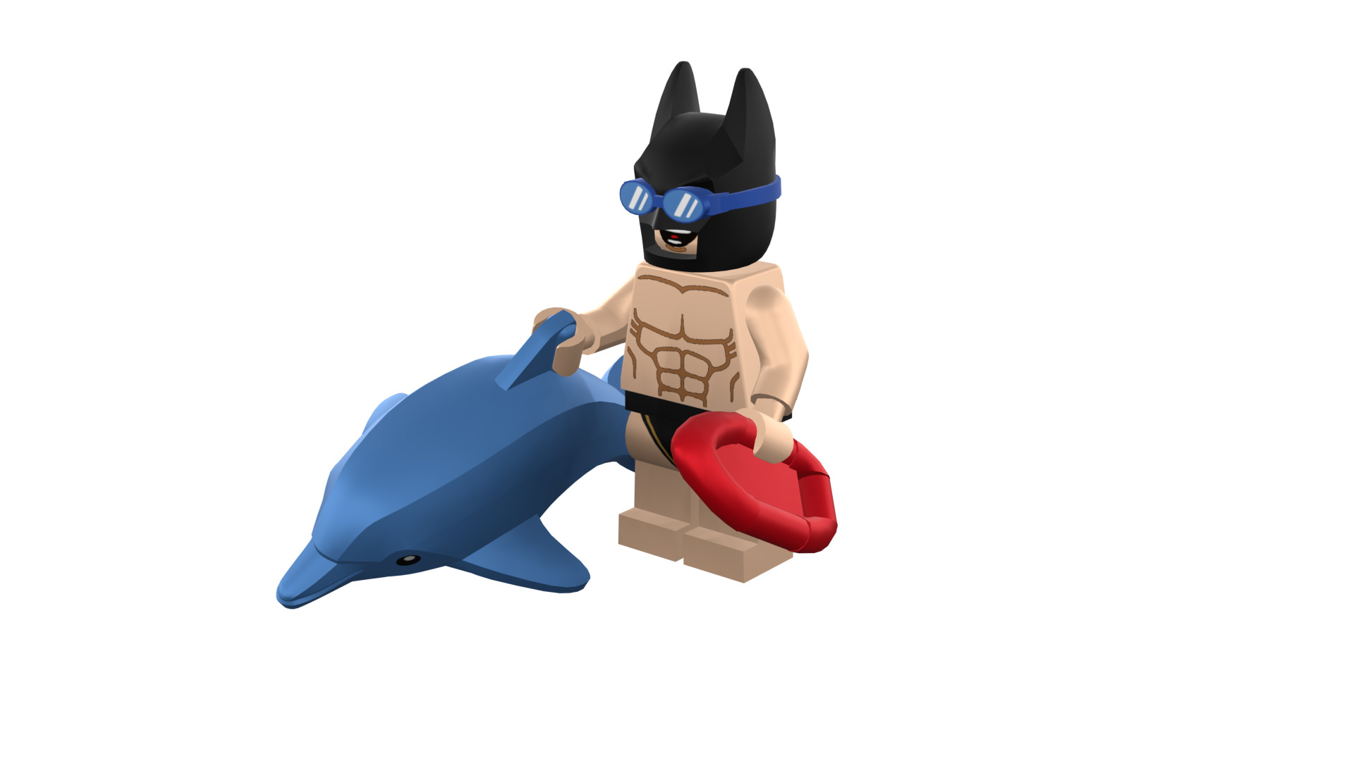 3D-print-Minifigure - 71020-6 Swimming Pool Batman 3D print model_47
