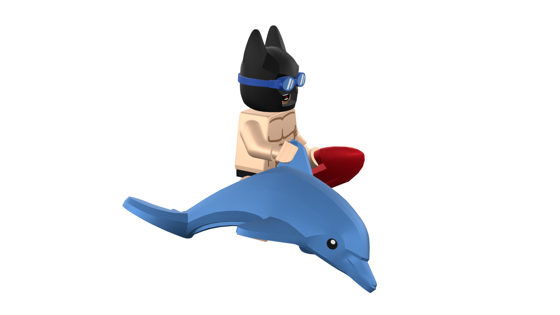 3D-print-Minifigure - 71020-6 Swimming Pool Batman 3D print model_15