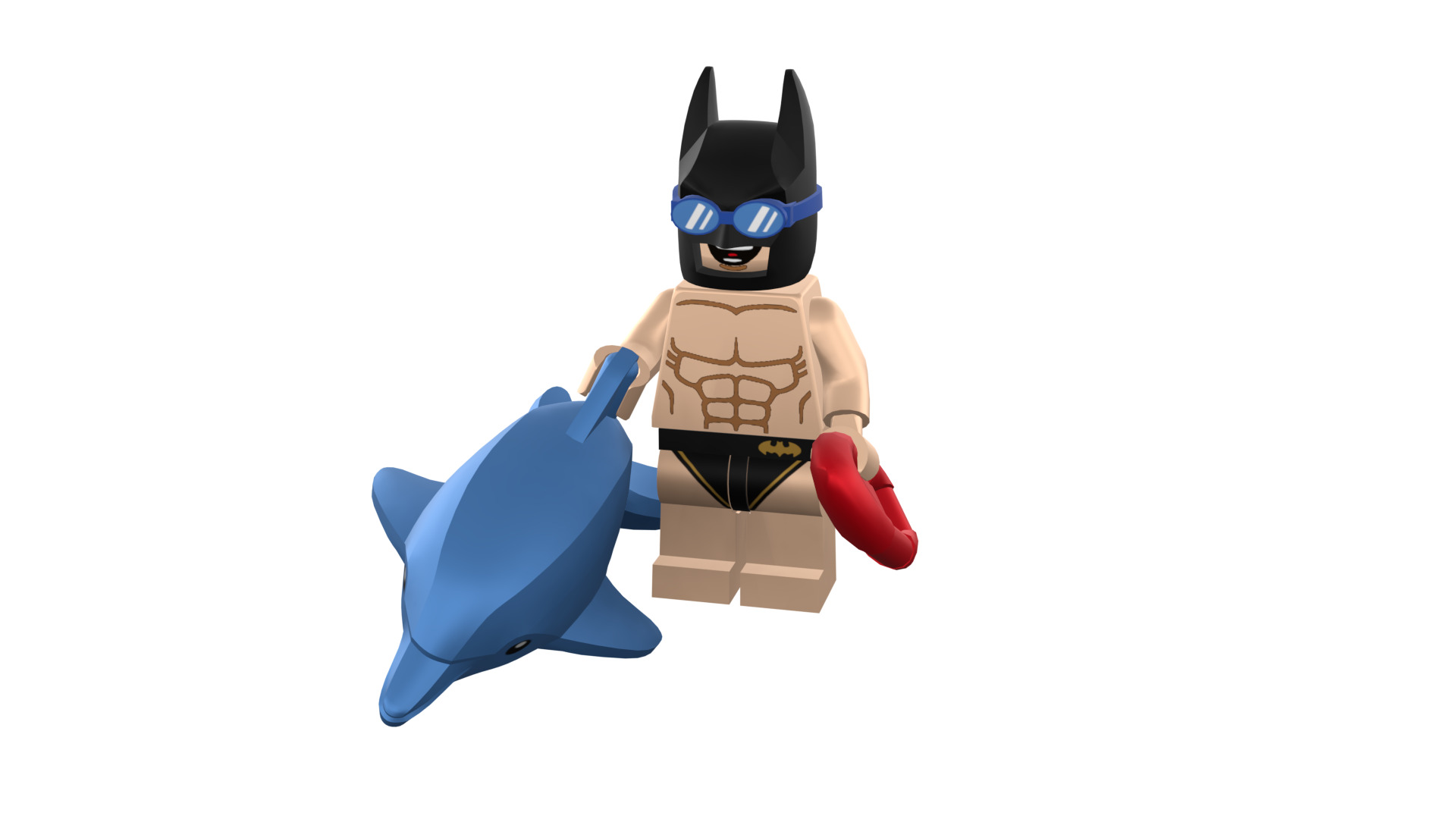 3D-print-Minifigure - 71020-6 Swimming Pool Batman 3D print model_50