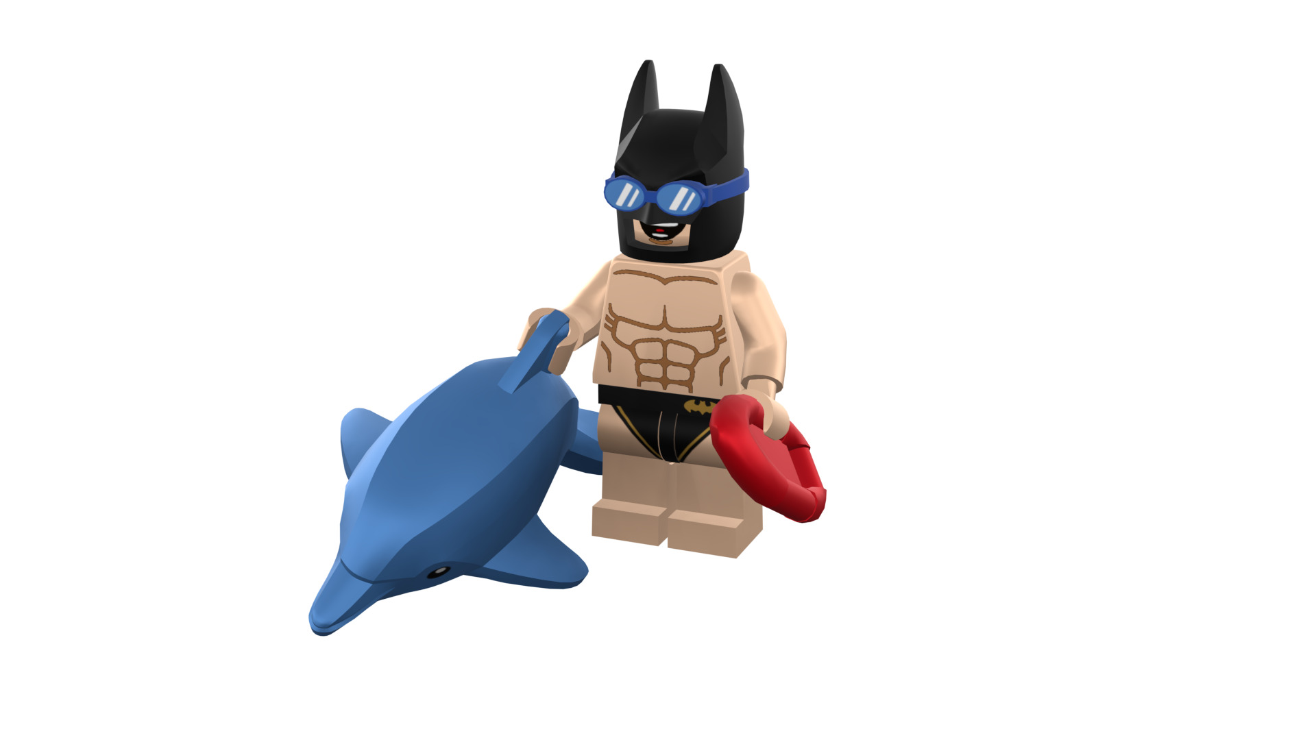 3D-print-Minifigure - 71020-6 Swimming Pool Batman 3D print model_49
