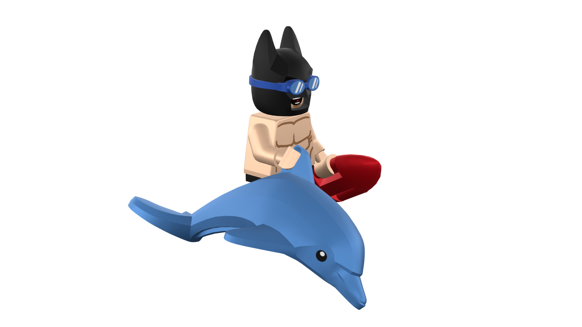 3D-print-Minifigure - 71020-6 Swimming Pool Batman 3D print model_14