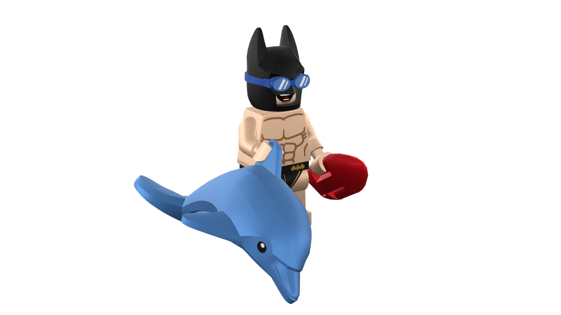 3D-print-Minifigure - 71020-6 Swimming Pool Batman 3D print model_12