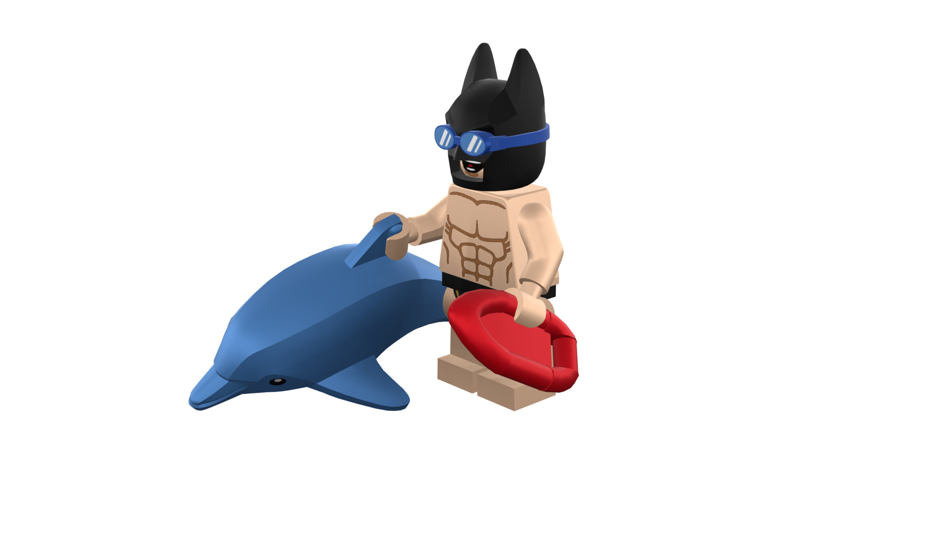 3D-print-Minifigure - 71020-6 Swimming Pool Batman 3D print model_46