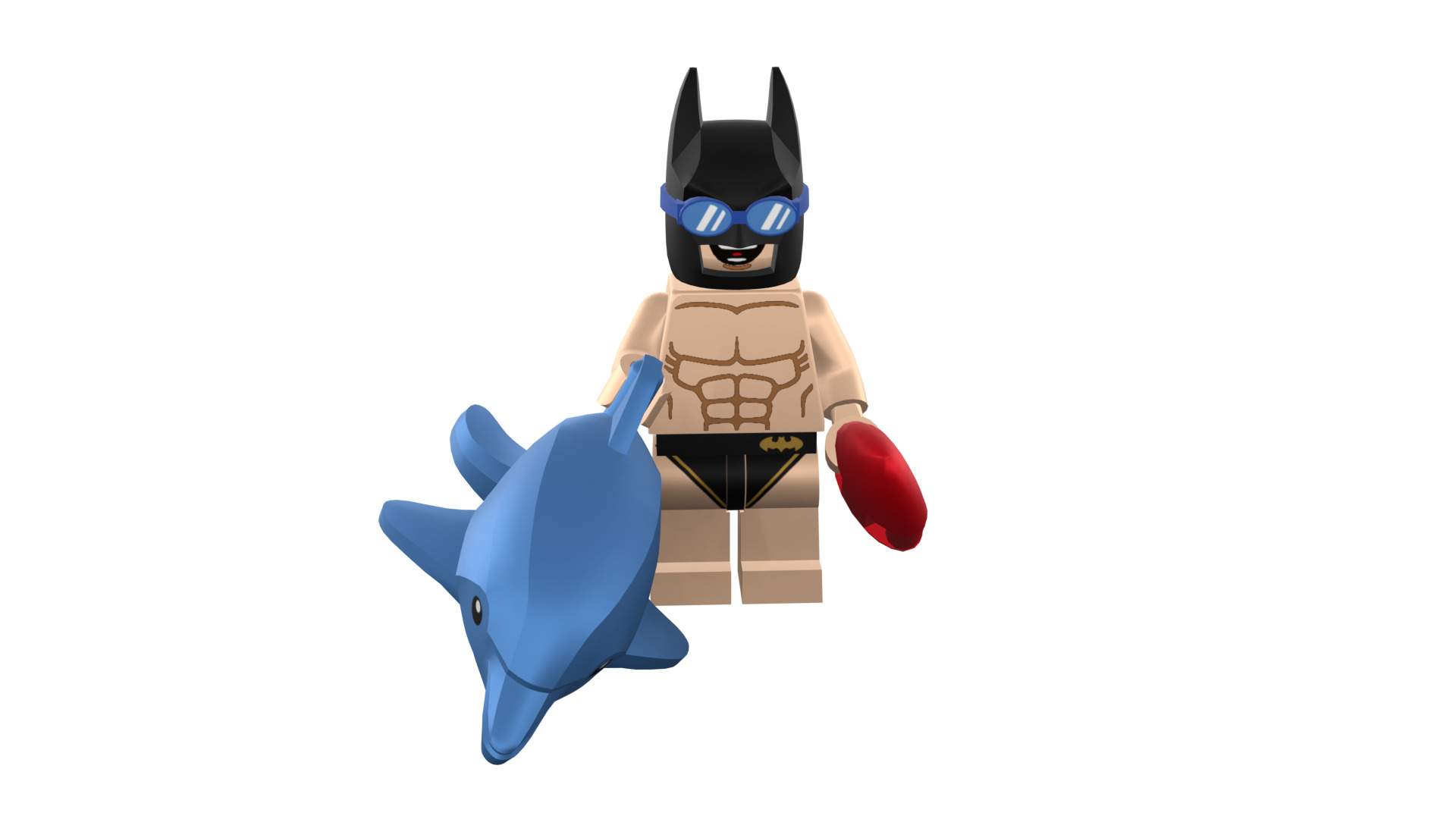 3D-print-Minifigure - 71020-6 Swimming Pool Batman 3D print model_52