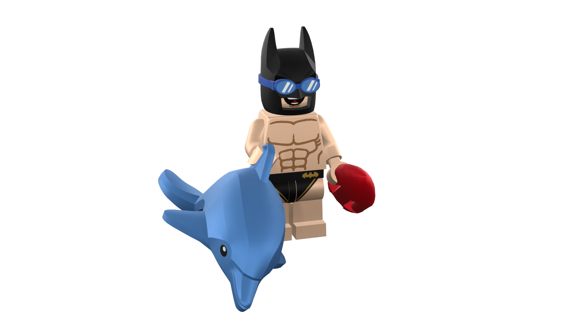 3D-print-Minifigure - 71020-6 Swimming Pool Batman 3D print model_10