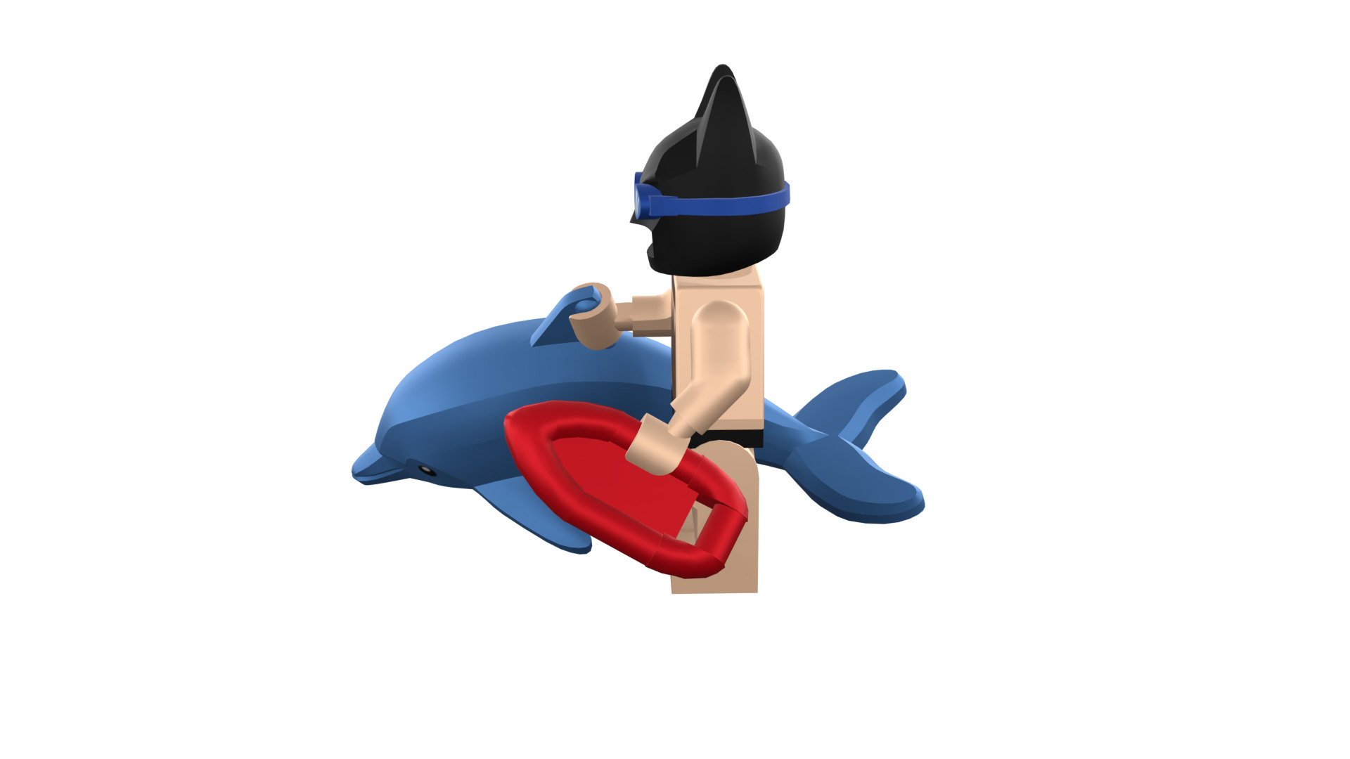 3D-print-Minifigure - 71020-6 Swimming Pool Batman 3D print model_41