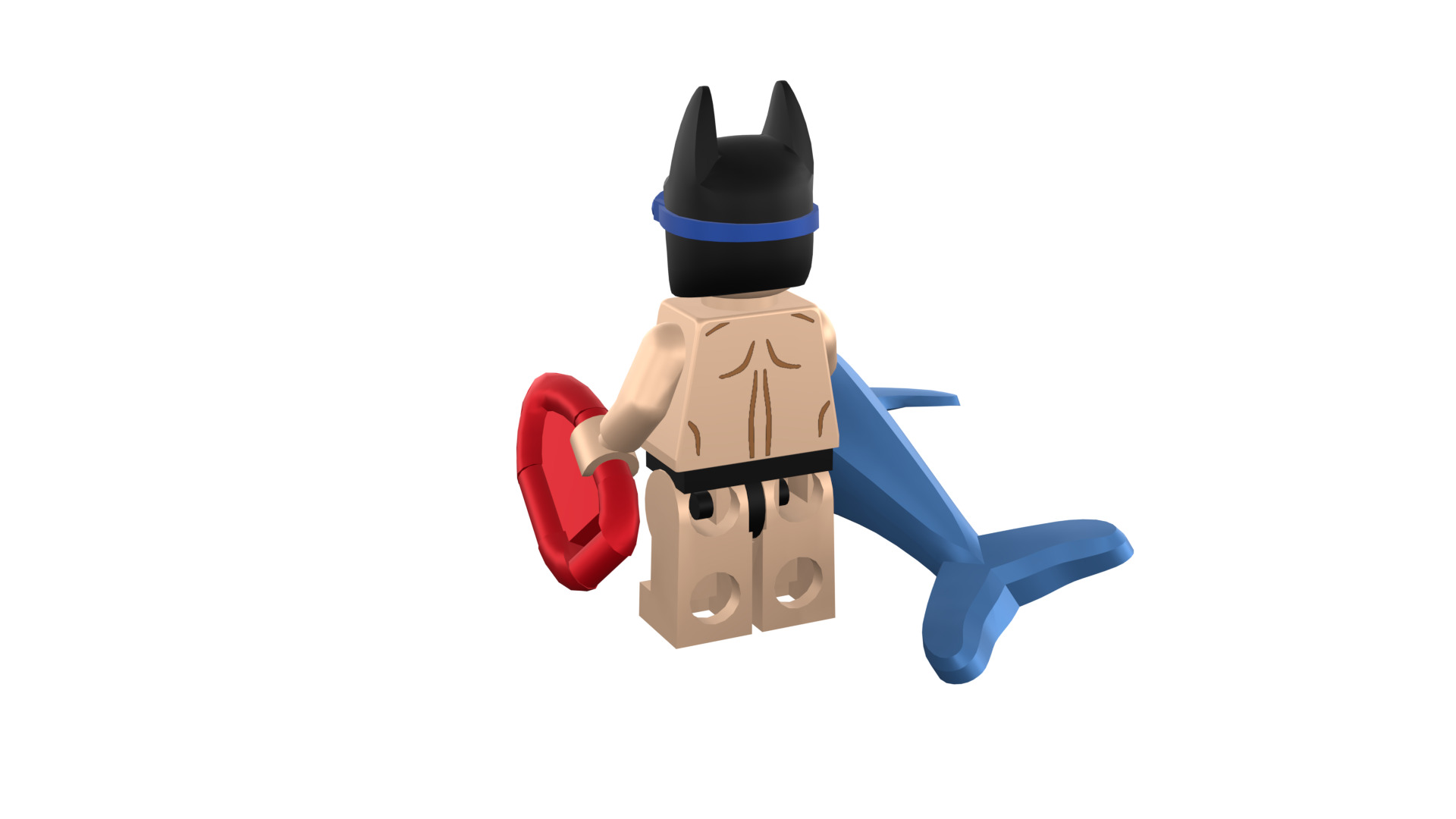 3D-print-Minifigure - 71020-6 Swimming Pool Batman 3D print model_33