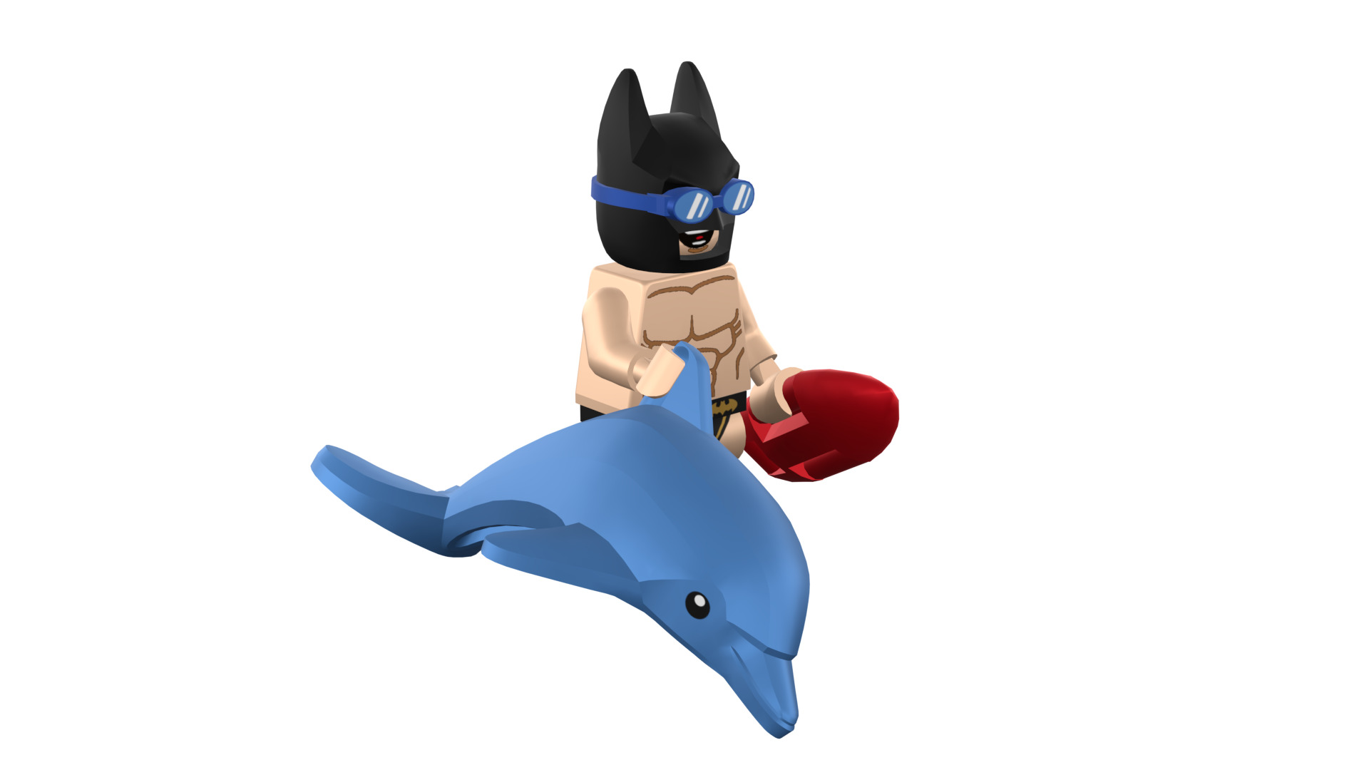 3D-print-Minifigure - 71020-6 Swimming Pool Batman 3D print model_13