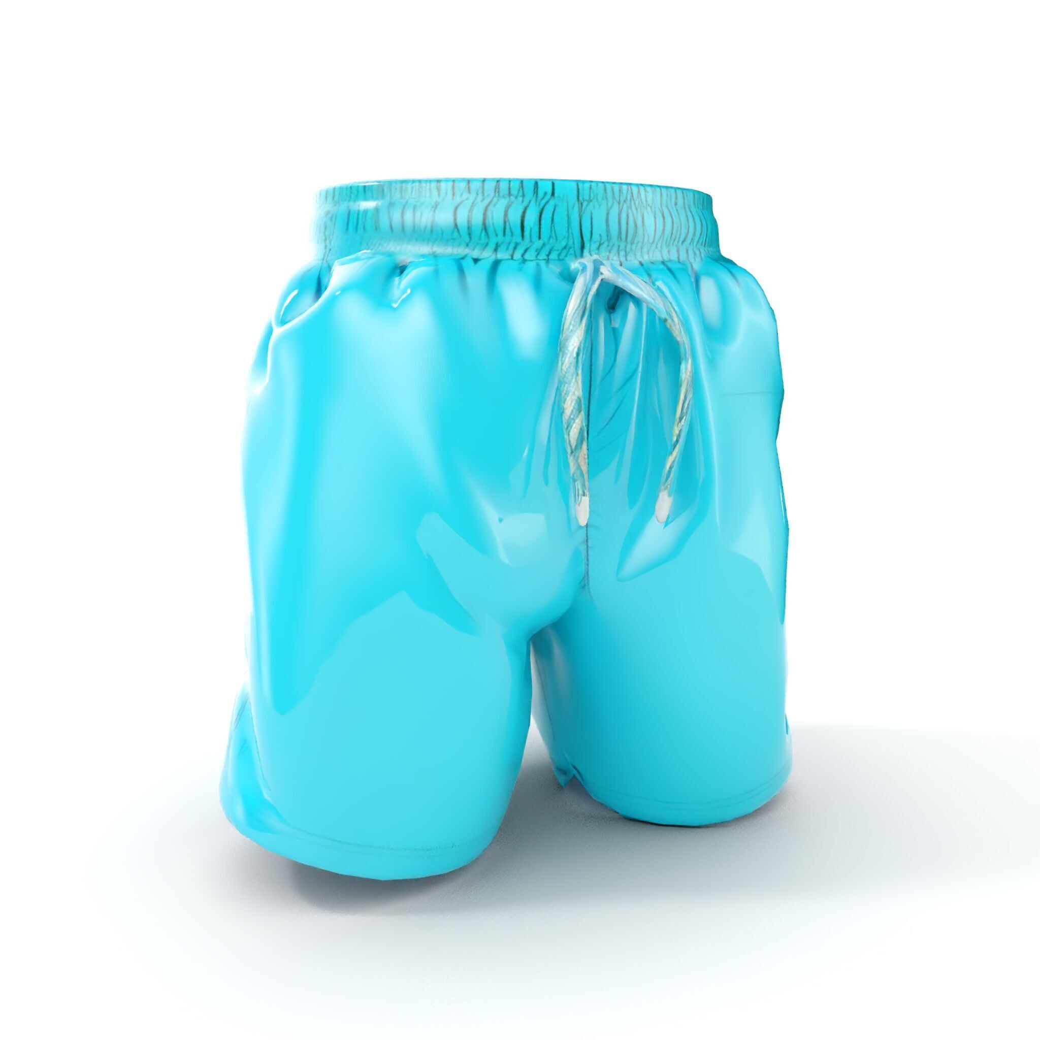 Casual Swim Shorts D Model Pack Low-poly 3D model_6