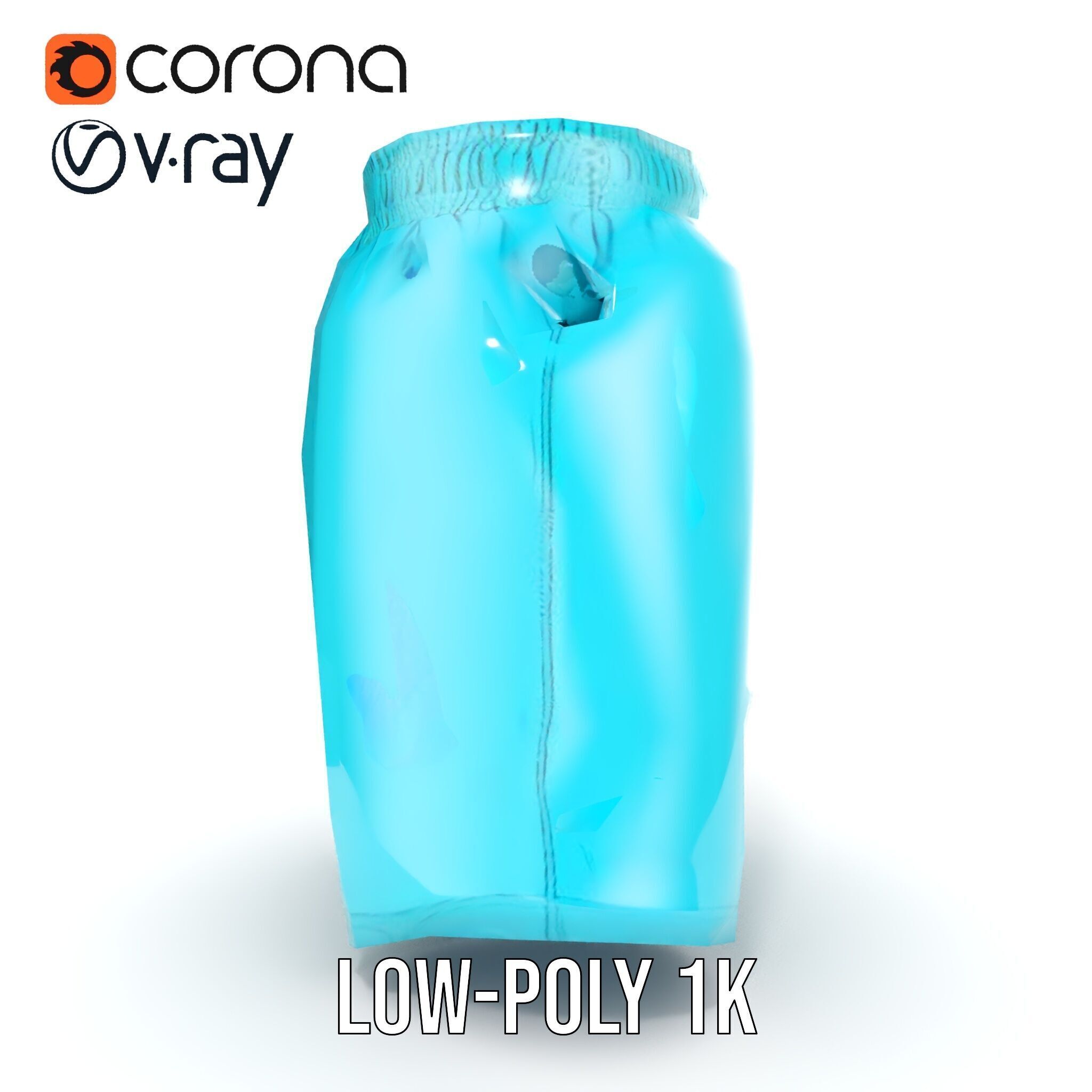 Casual Swim Shorts D Model Pack Low-poly 3D model_18