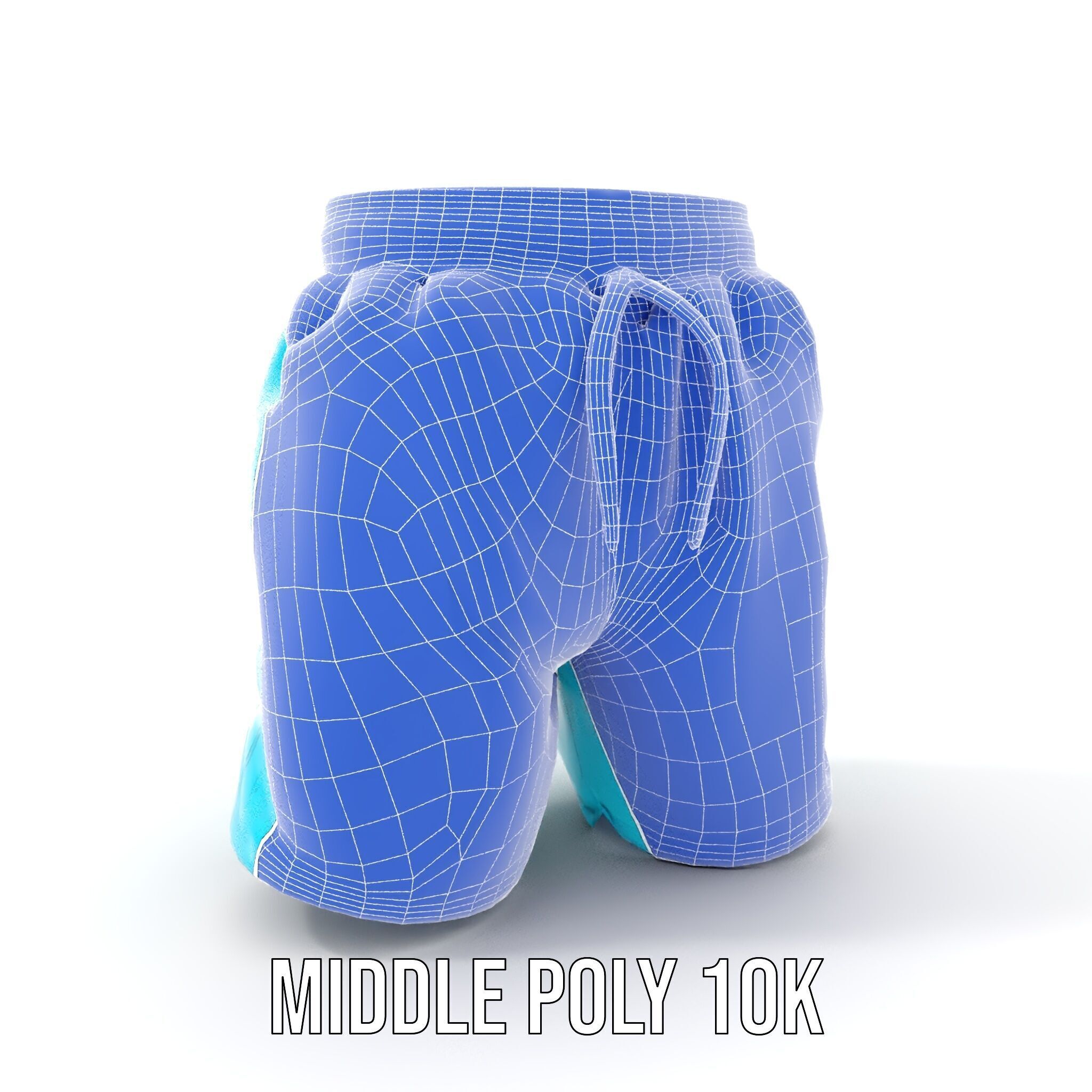 Casual Swim Shorts D Model Pack Low-poly 3D model_19