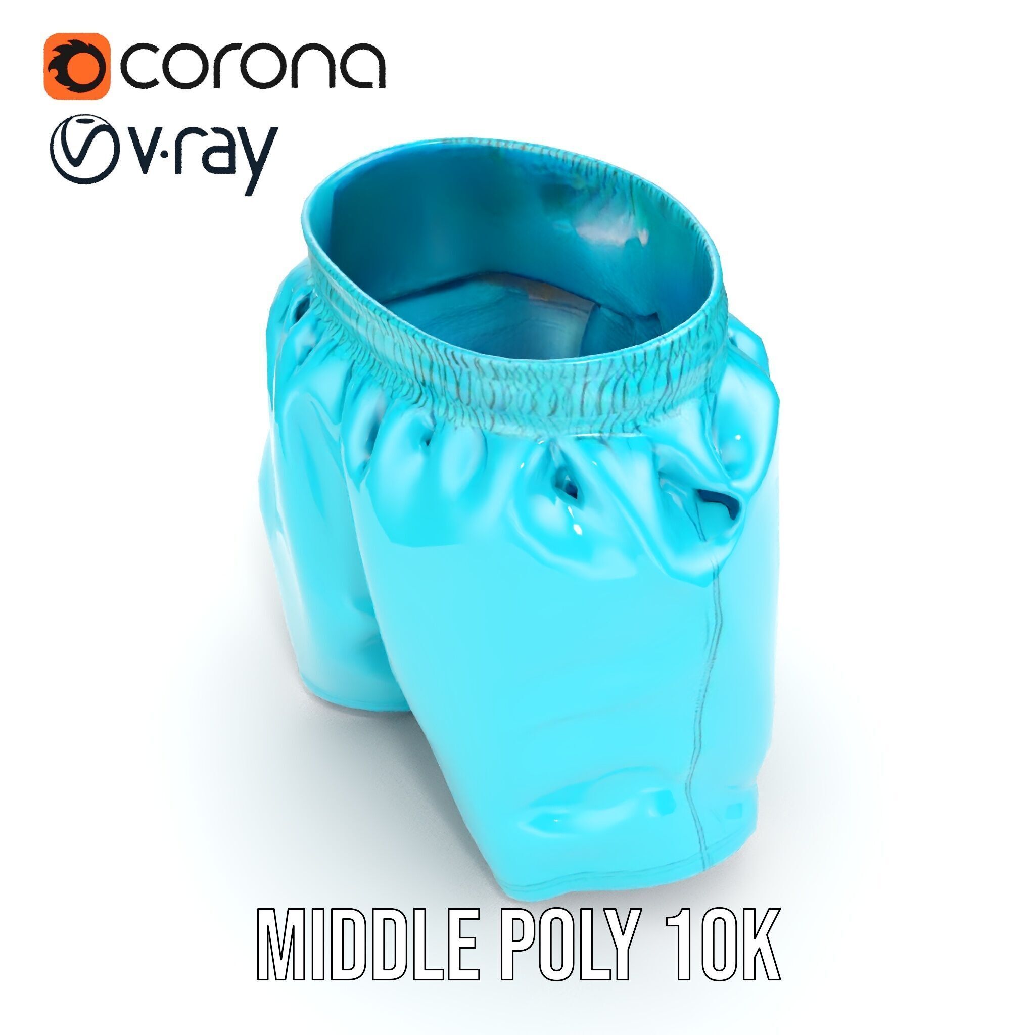 Casual Swim Shorts D Model Pack Low-poly 3D model_17