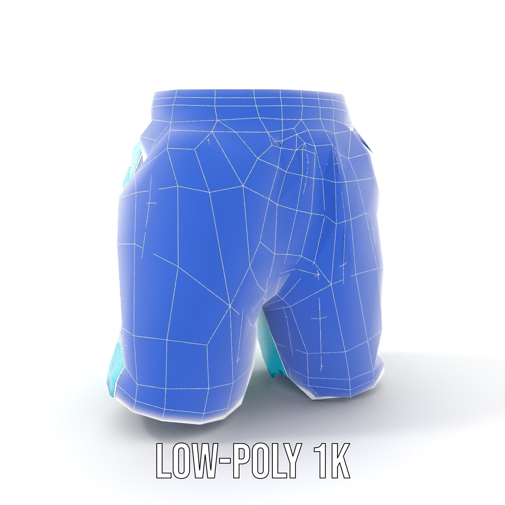 Casual Swim Shorts D Model Pack Low-poly 3D model_13