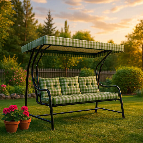 Garden Swing Chair Low-poly 3D model