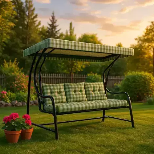 Garden Swing Chair Low-poly 3D model