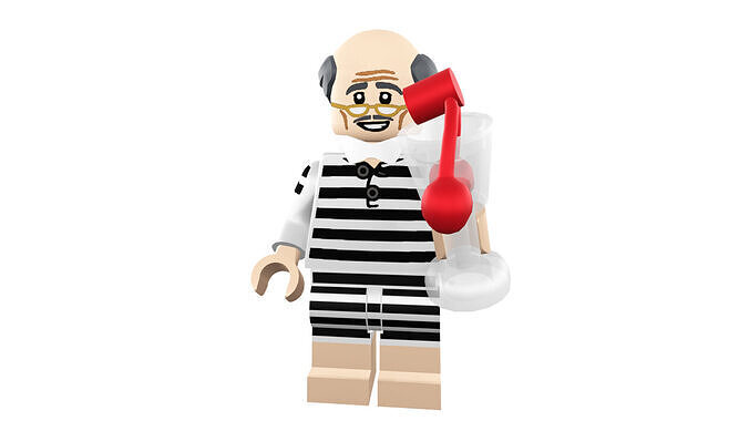 3D-print-Minifigure - 71020-10 Vacation-Alfred 3D print model