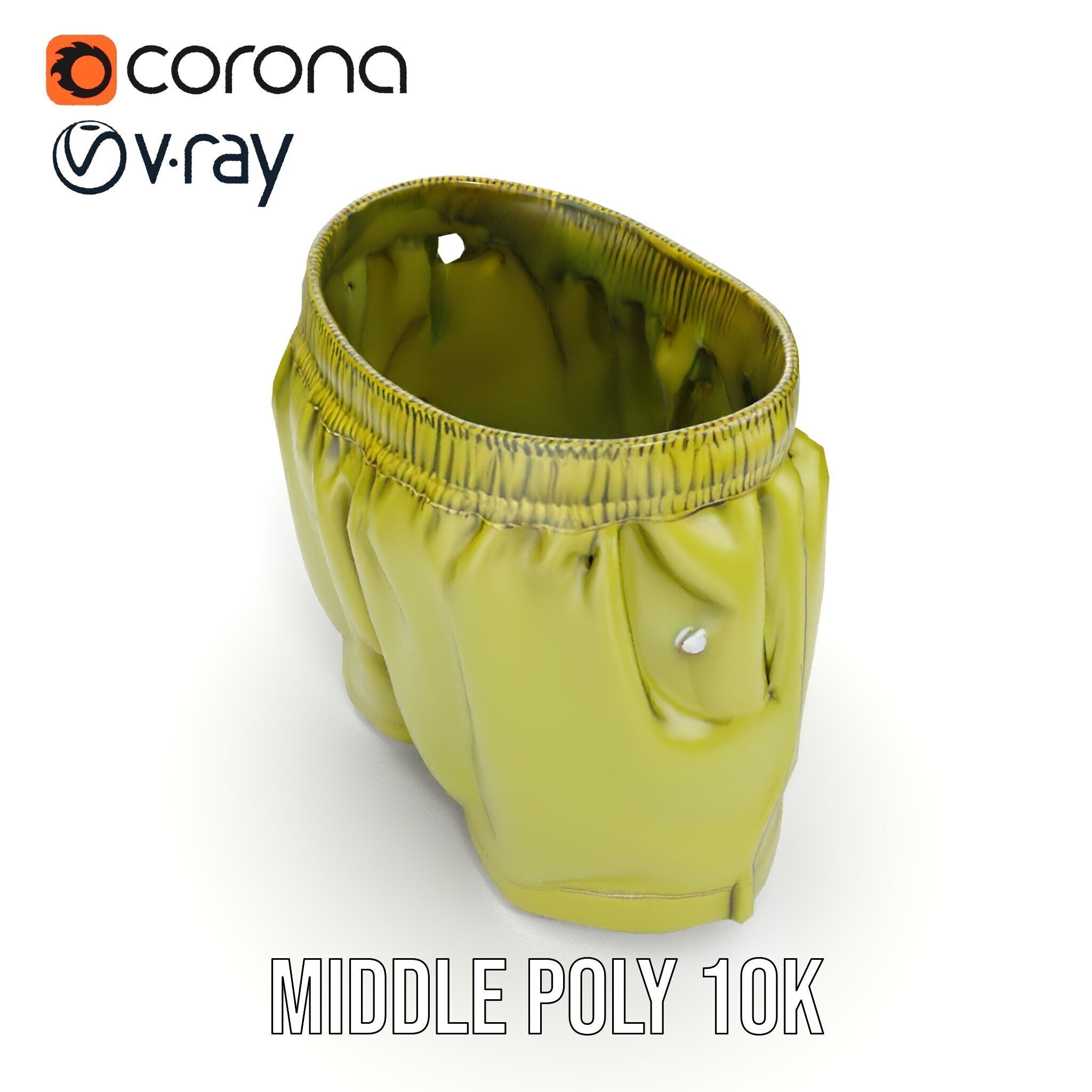 Casual Shorts Model Pack for D Clothing Low-poly 3D model_19