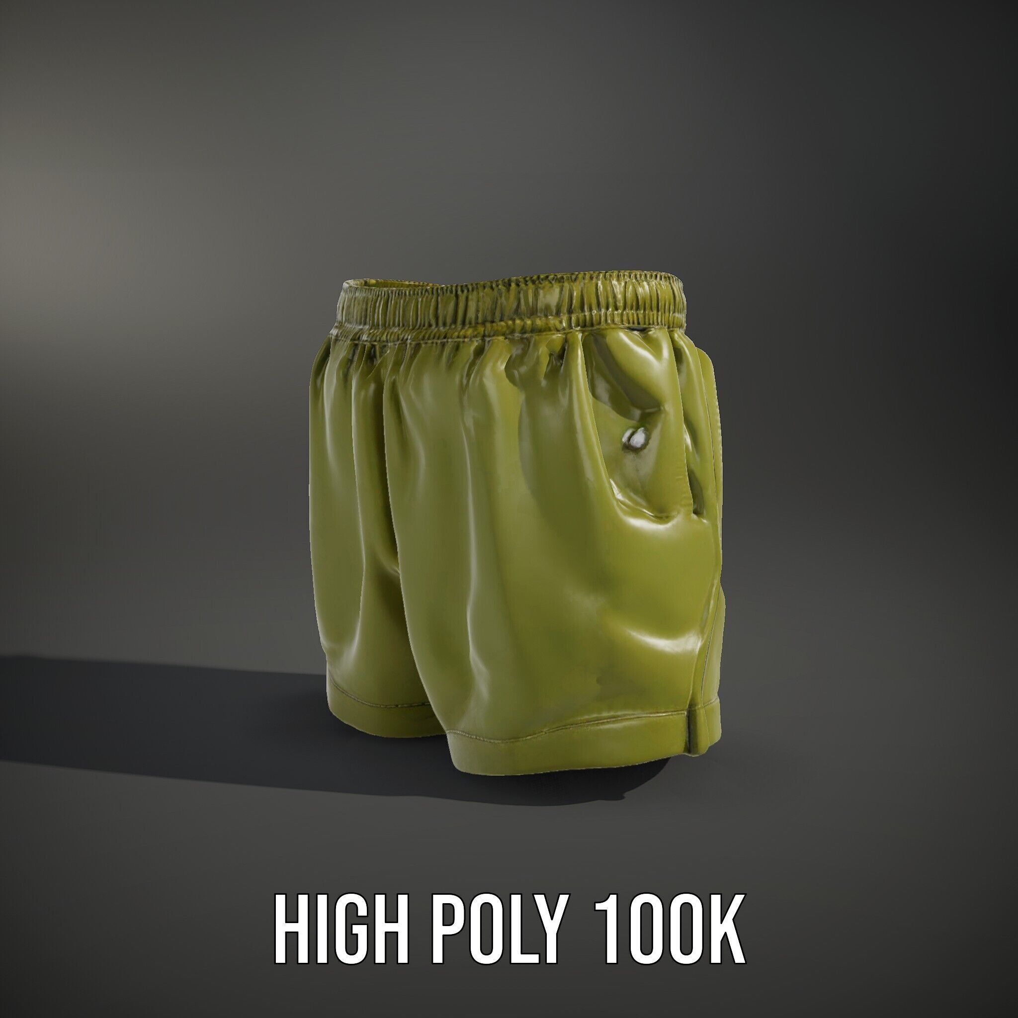 Casual Shorts Model Pack for D Clothing Low-poly 3D model_14