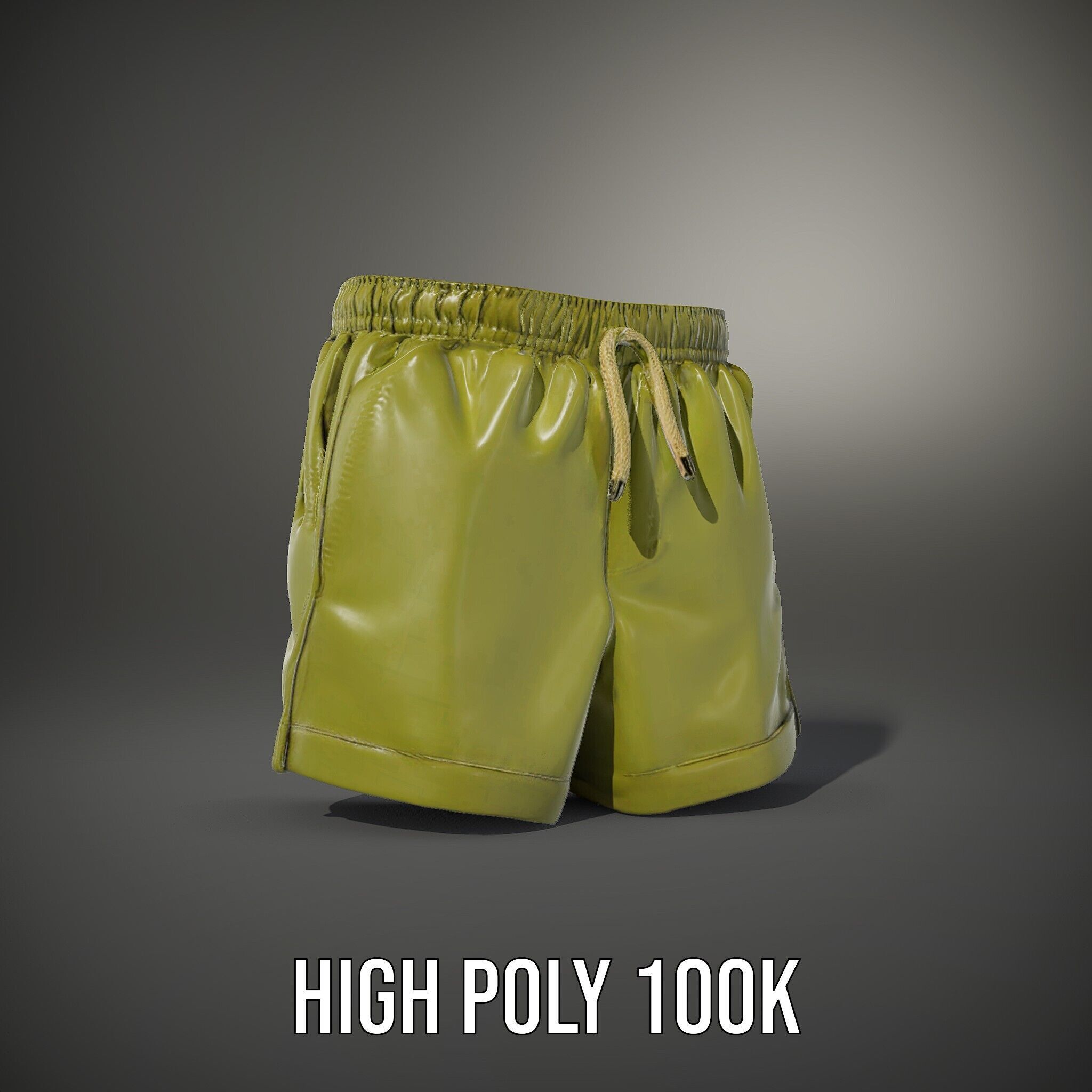 Casual Shorts Model Pack for D Clothing Low-poly 3D model_11