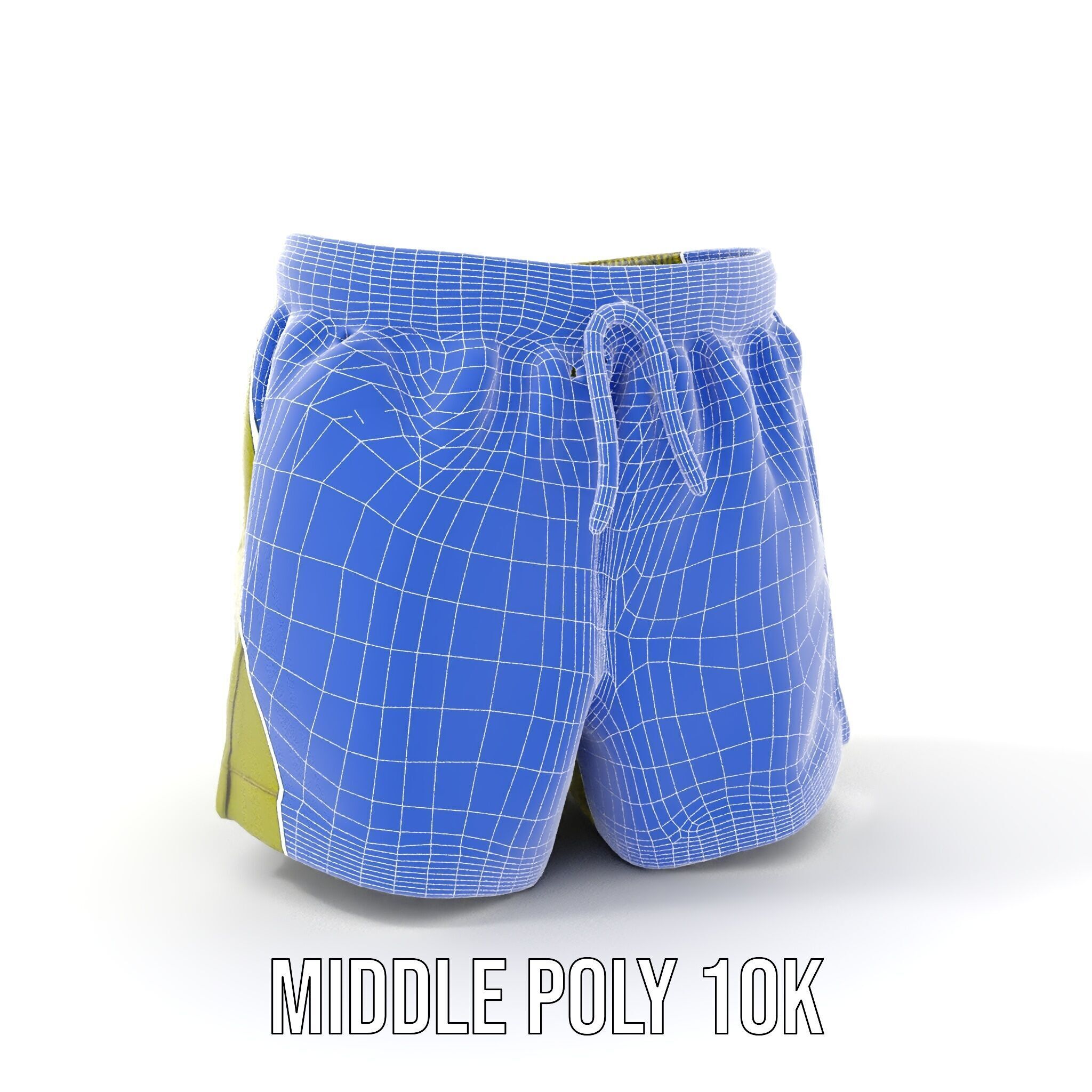 Casual Shorts Model Pack for D Clothing Low-poly 3D model_15