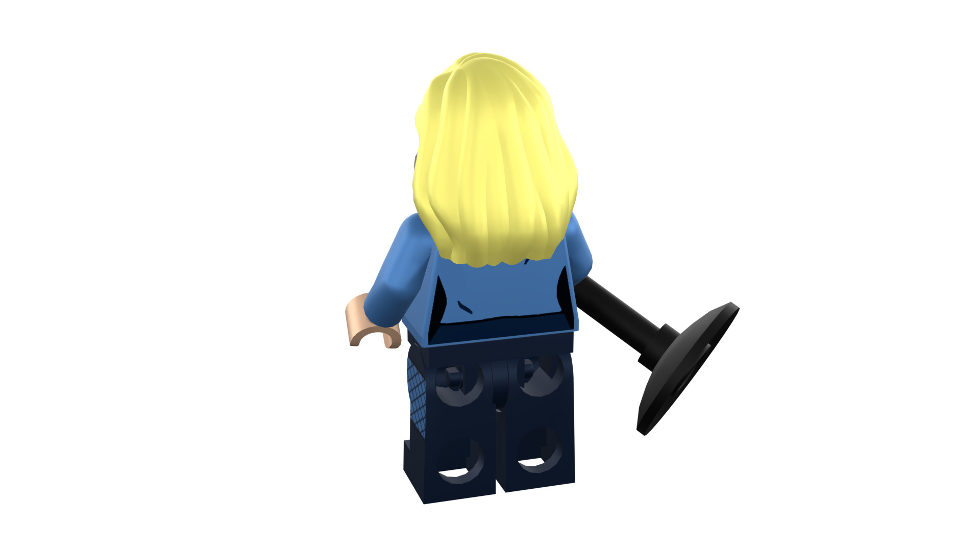 3D-print-Minifigure - 71020-19 Black Canary 3D print model_39