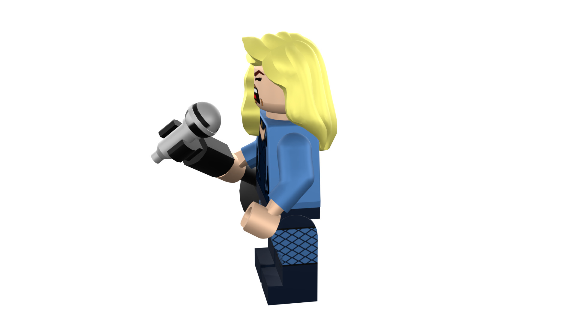 3D-print-Minifigure - 71020-19 Black Canary 3D print model_12